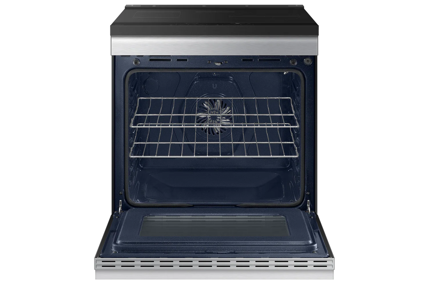 Samsung BESPOKE Stainless Steel Fan Convection Induction Slide In Range with Air Fry (6.3cu.ft.) - NSI6DG9300SRAC - Image 3