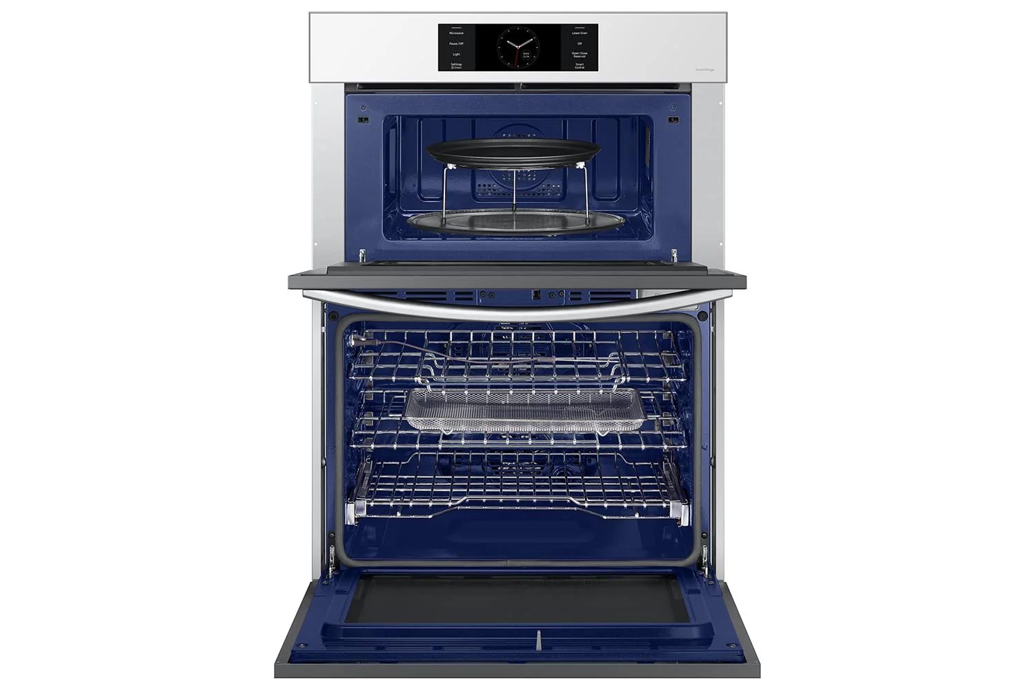 Samsung BESPOKE White Glass Combination Wall Oven (7.0 cu. ft) - NQ70CB700D12AA - Image 8
