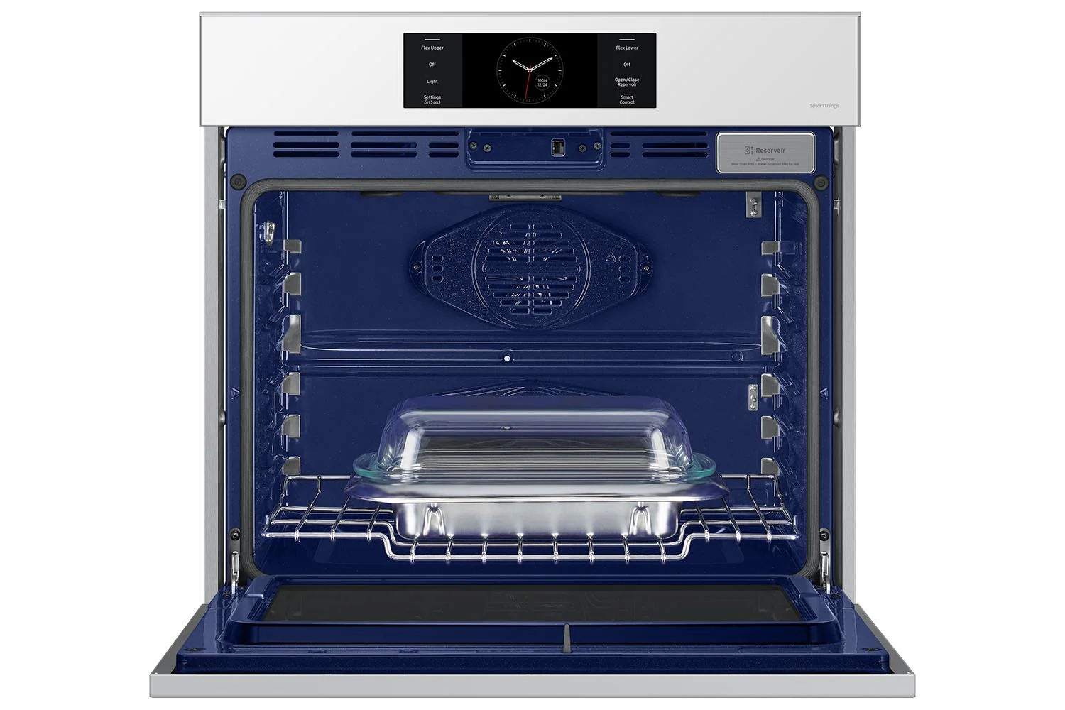 Samsung BESPOKE White Glass Single Oven (5.1 cu. ft) - NV51CB700S12AA - Image 4