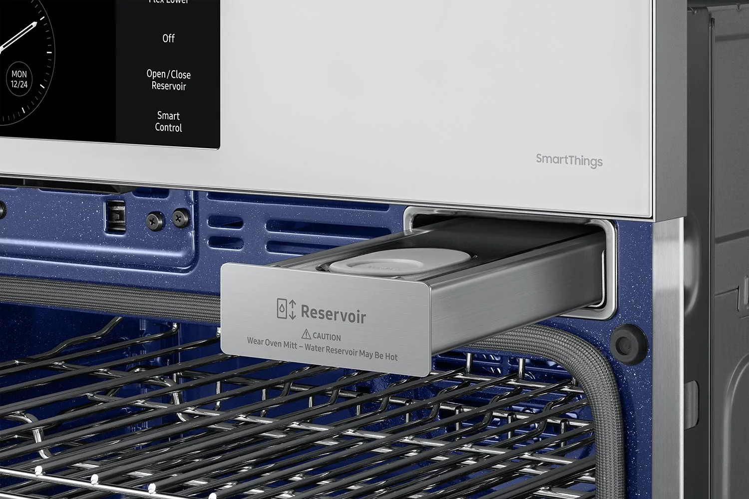 Samsung BESPOKE White Glass Single Oven (5.1 cu. ft) - NV51CB700S12AA - Image 9
