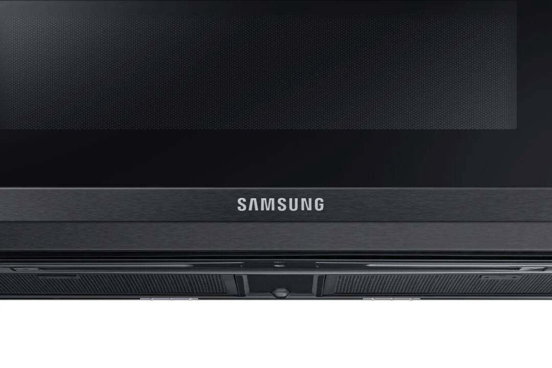 Samsung Black Stainless 400 CFM Slim Over-The-Range Microwave (1.1 Cu.Ft.) - ME11A7510DG/AC - Image 4