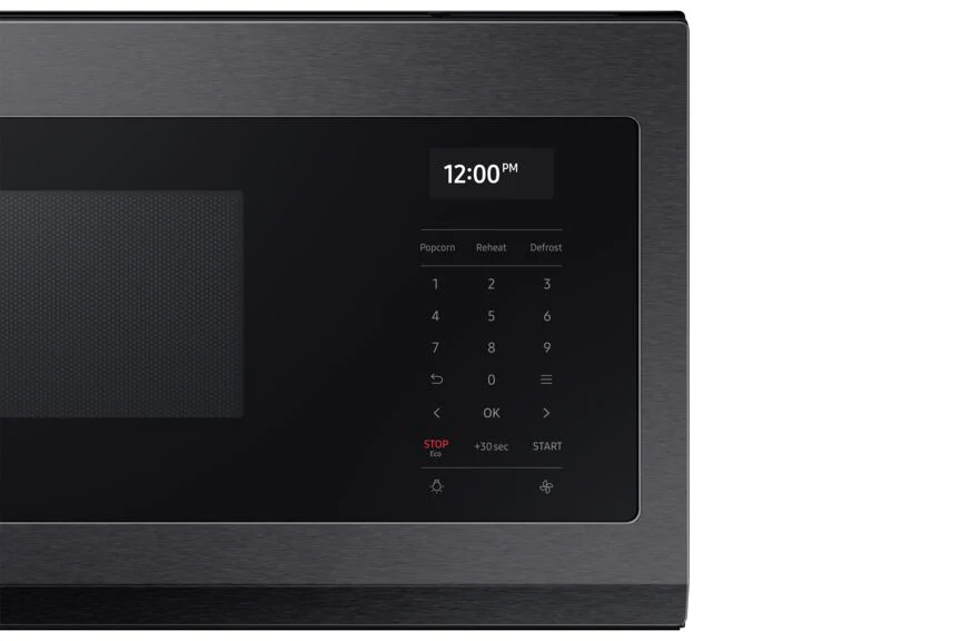 Samsung Black Stainless 550 CFM Slim Over-The-Range Microwave (1.1 Cu.Ft.) - ME11A7710DG/AC - Image 5
