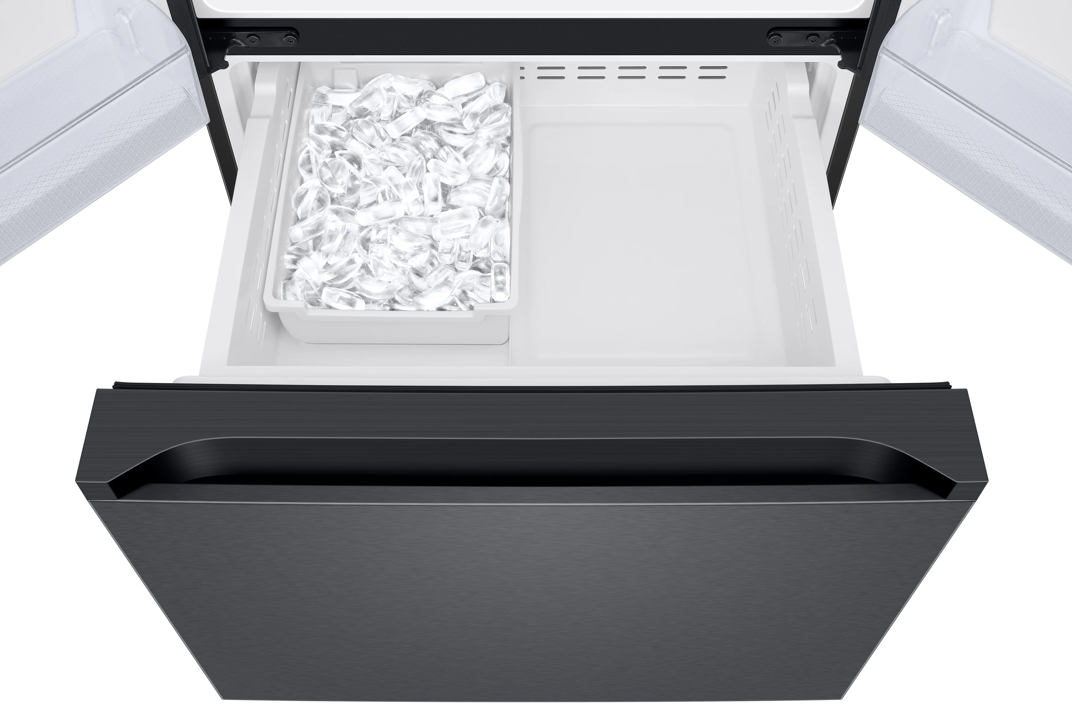 Samsung Black Stainless French Door Refrigerator (22.1 cu.ft.) - RF22A4111SG/AA - Image 5