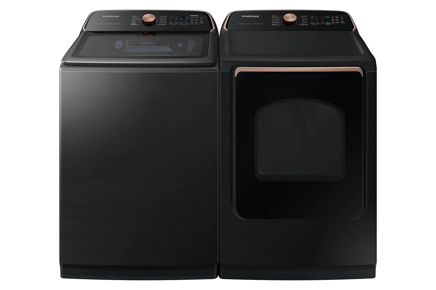 Samsung Black Stainless Smart Electric Dryer with Pet Care Dry (7.4cu.ft) - DVE54CG7550VAC - Image 8