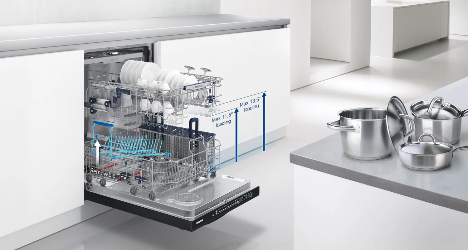 Samsung Black Stainless Steel 24" Dishwasher -	DW80K7050UG/AC - Image 9