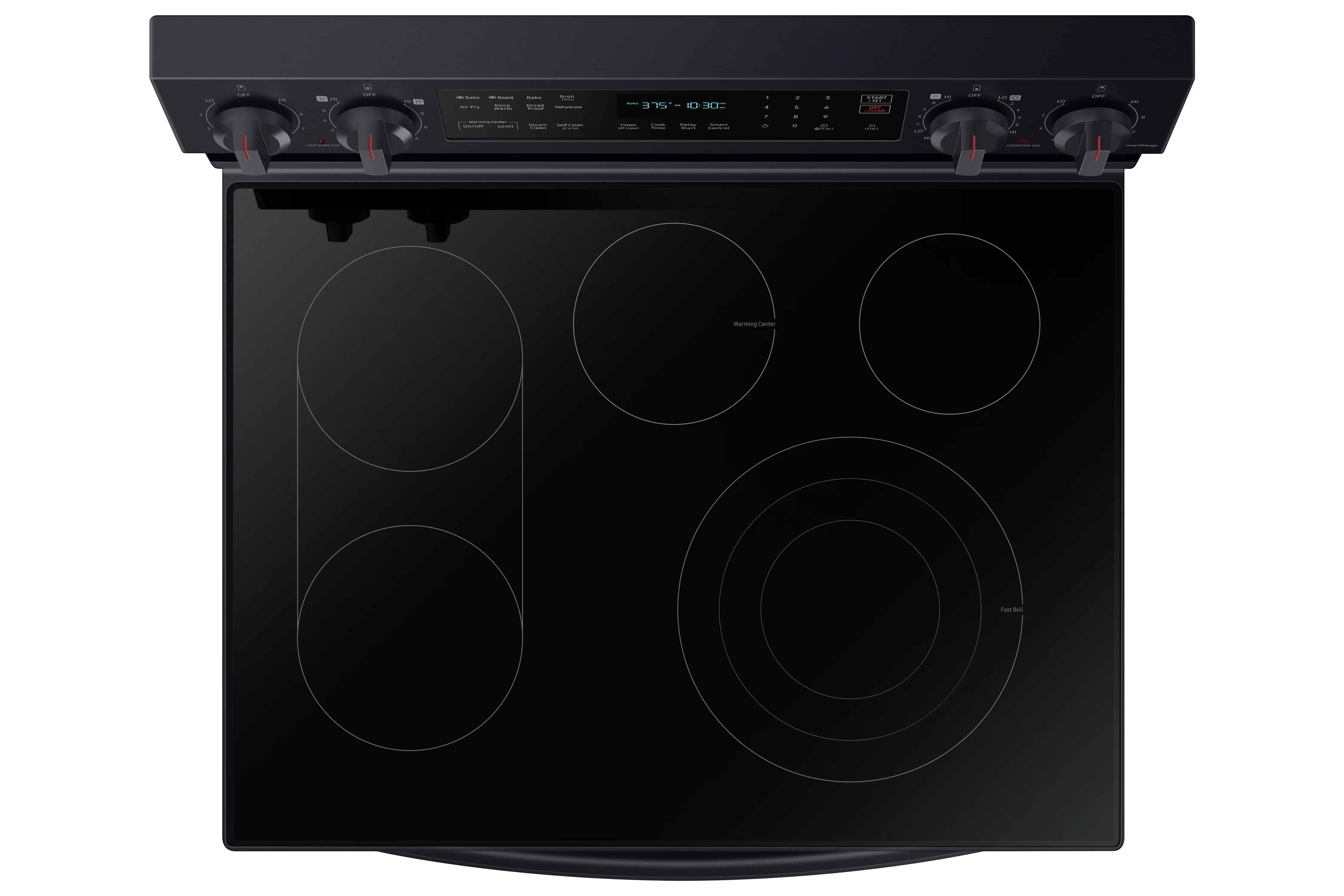 Samsung Black Stainless Steel Freestanding Electric True Convection Range with Air Fry and Wi-Fi (6.3 Cu.Ft) - NE63A6711SG/AC - Image 5