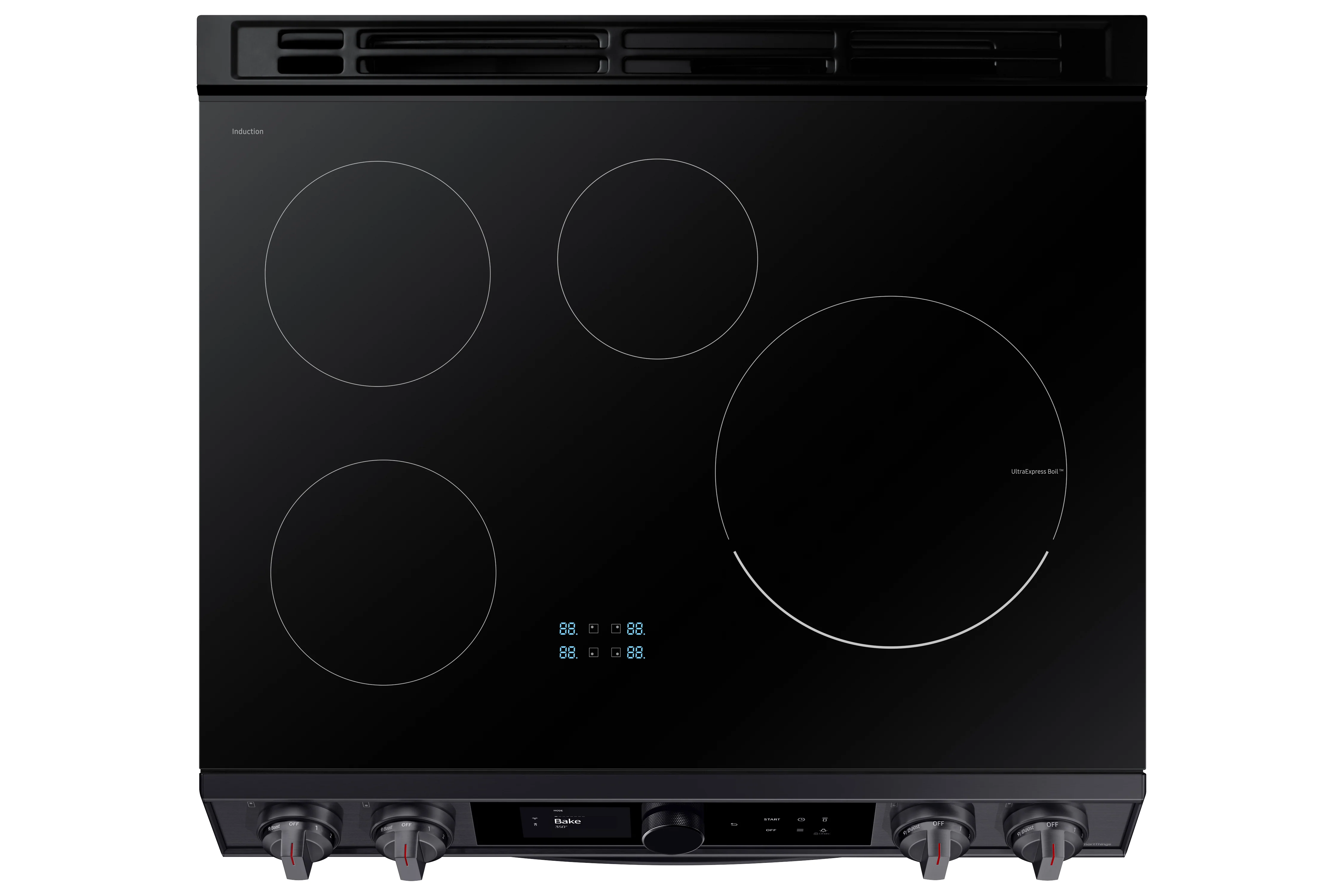 Samsung Black Stainless Steel Slide-In Induction Range with Wi-Fi and Air Fry (6.3 Cu.Ft) - NE63T8911SG/AC - Image 15