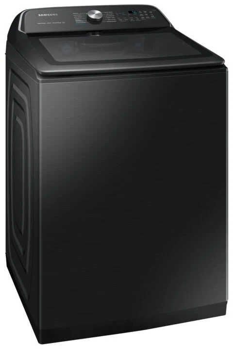 Samsung Black Stainless Top-Load Washer with SuperSpeed (6.0 cu. ft.) - WA52B7650AV/AC - Image 2