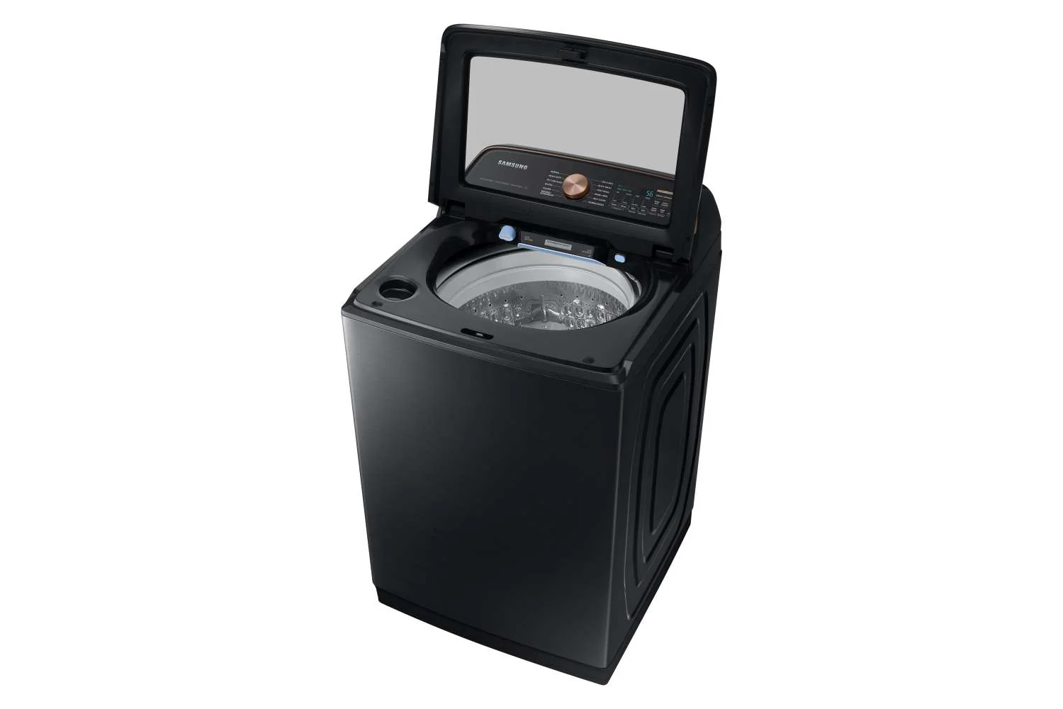 Samsung Black Stainless Ultra Capacity Top Load Washer (6.2cu.ft) & Smart Electric Dryer with Pet Care (7.4cu.ft) - WA54CG7550AVA4/DVE54CG7550VAC - Image 4