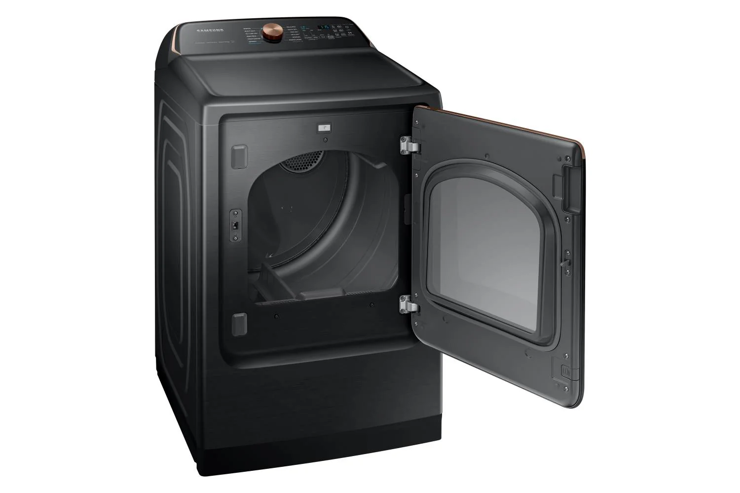 Samsung Black Stainless Ultra Capacity Top Load Washer (6.2cu.ft) & Smart Electric Dryer with Pet Care (7.4cu.ft) - WA54CG7550AVA4/DVE54CG7550VAC - Image 5