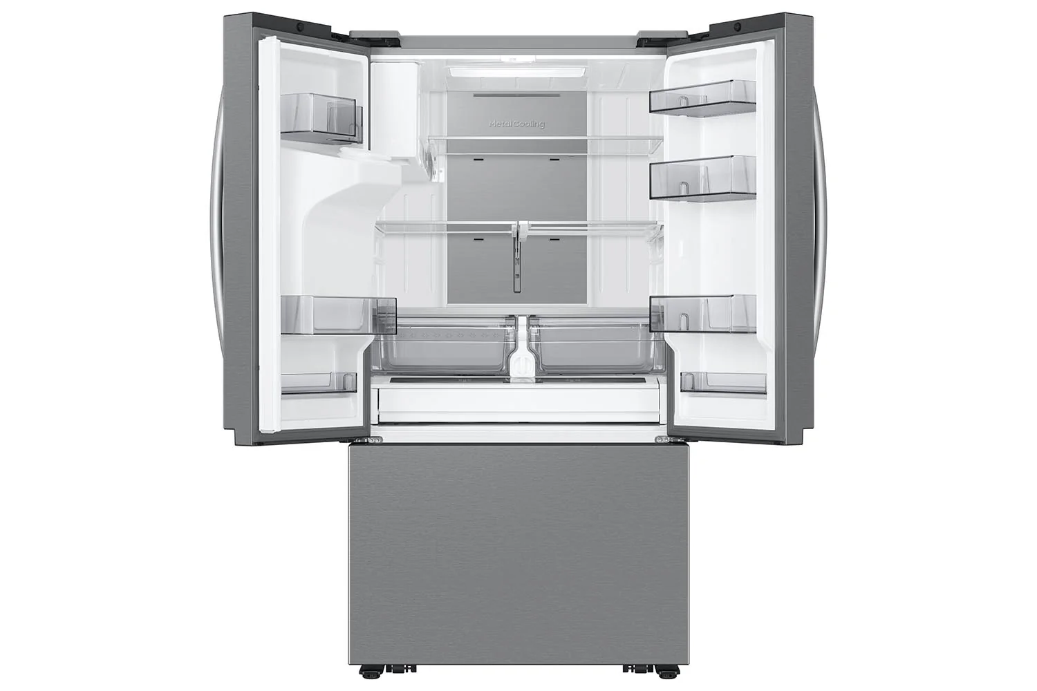 Samsung Fingerprint Resistant Stainless Kitchen Package with French Door Refrigerator, Slide-In Range & Built-In Dishwasher - Image 3