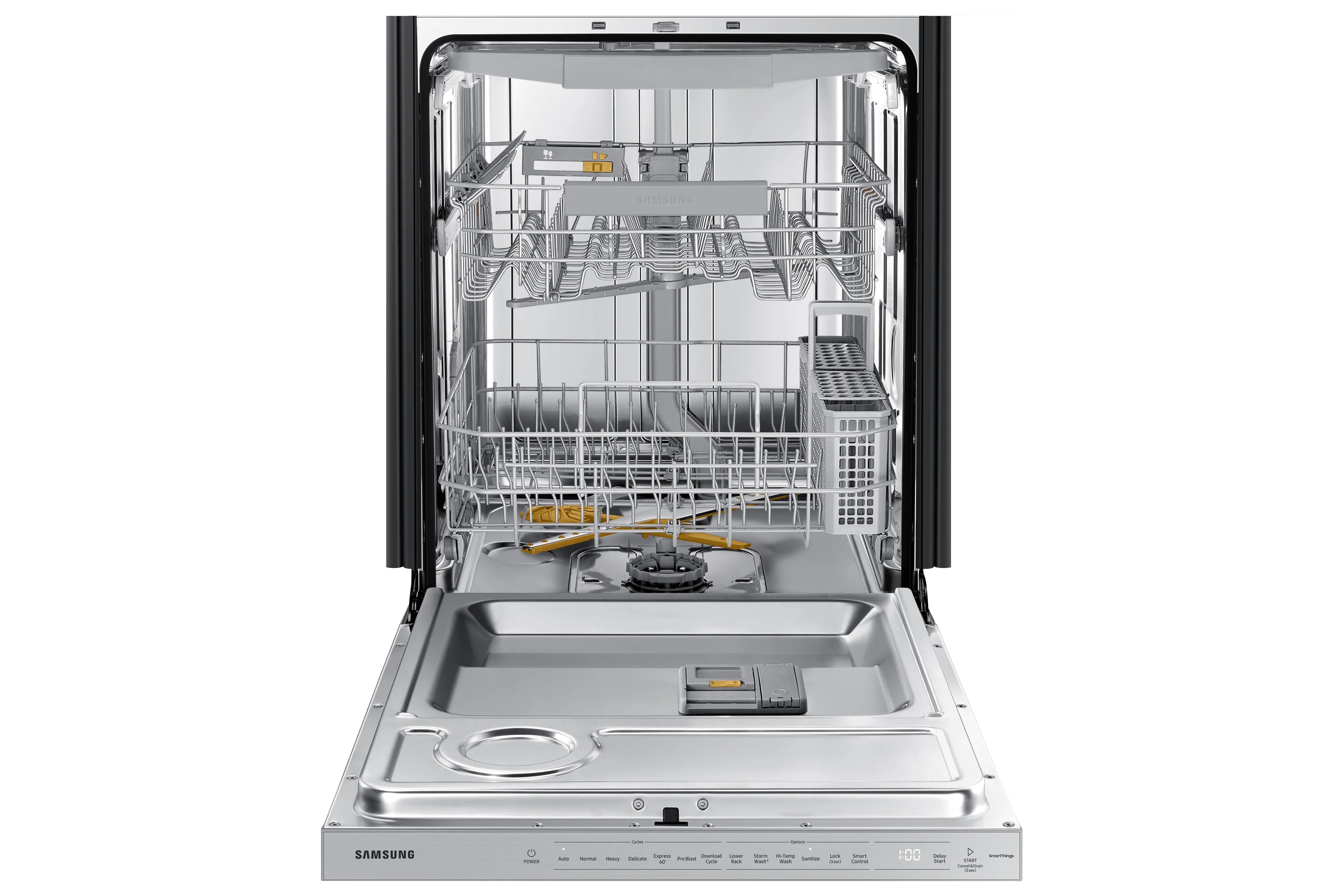 Samsung Fingerprint Resistant Stainless Kitchen Package with French Door Refrigerator, Slide-In Range & Built-In Dishwasher - Image 7