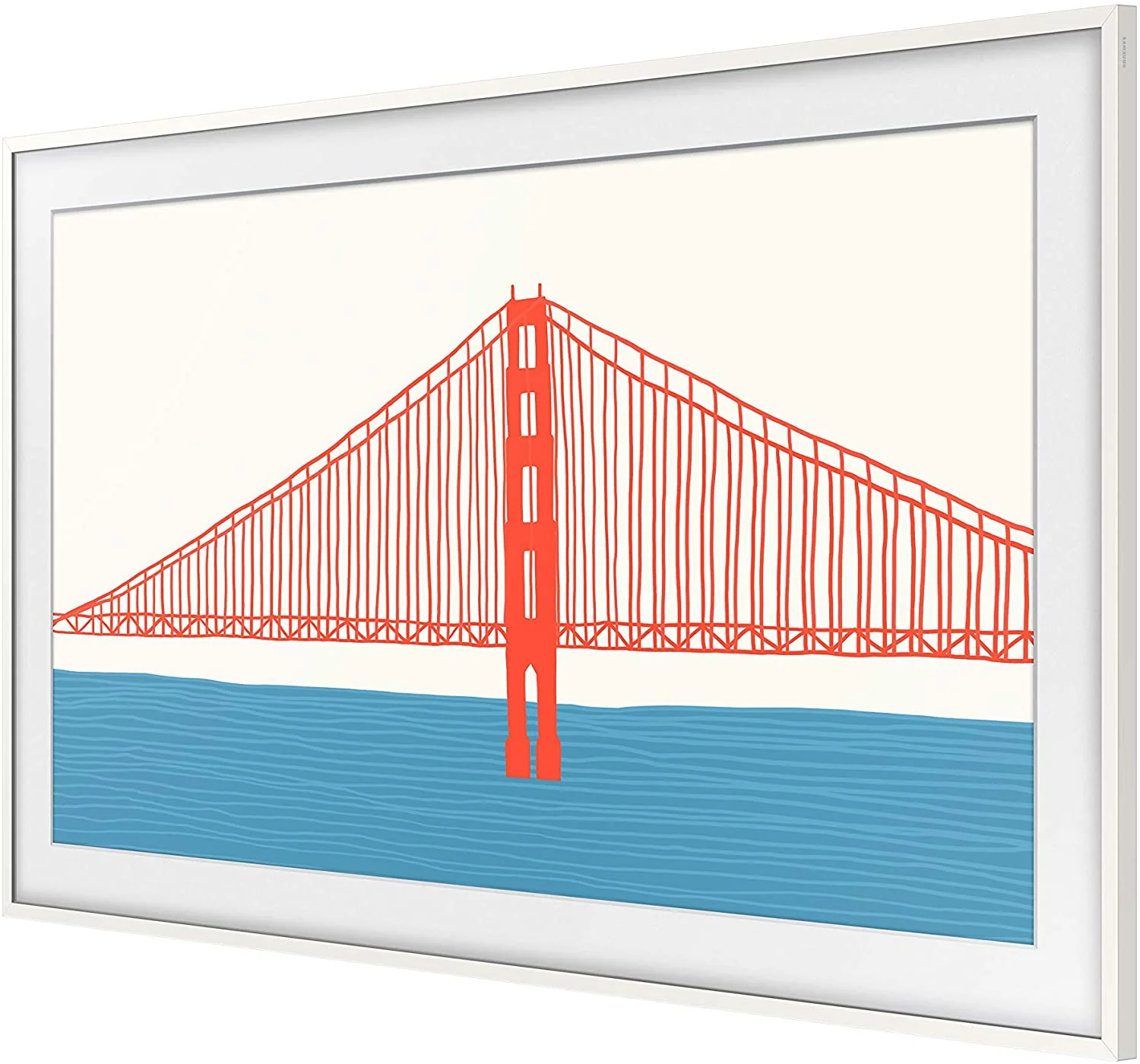 Samsung Modern White 50" Customizable Frame for 2021 The Frame TV - VG-SCFA50WTBZA - Image 3