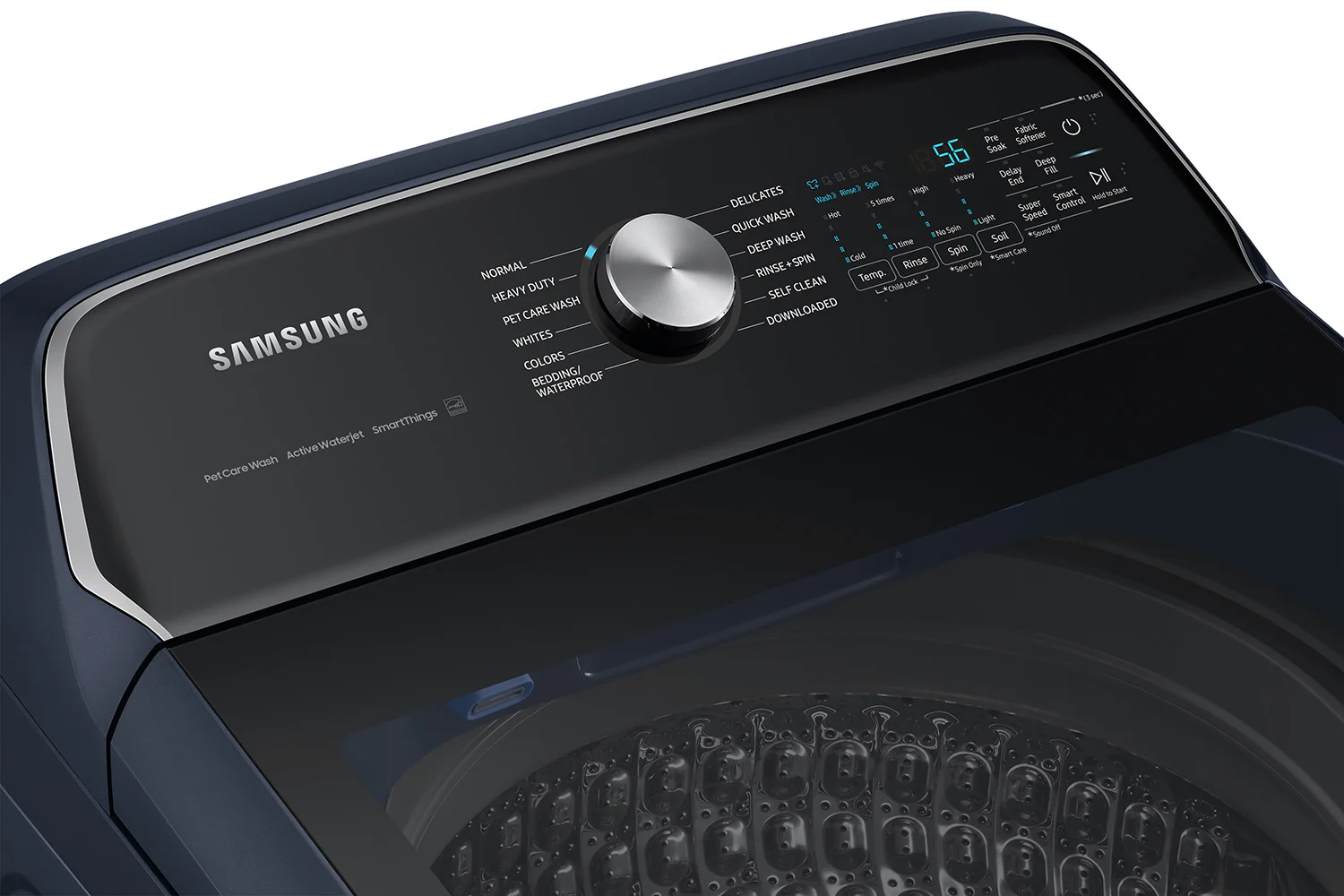 Samsung Navy Top Load Washer with Pet Care (6.2cu.ft) - WA54CG7150ADA4 - Image 7