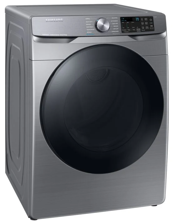 Samsung Platinum Steam Front Load Dryer (7.5 cu.ft.) - DVE45B6305P/AC - Image 2