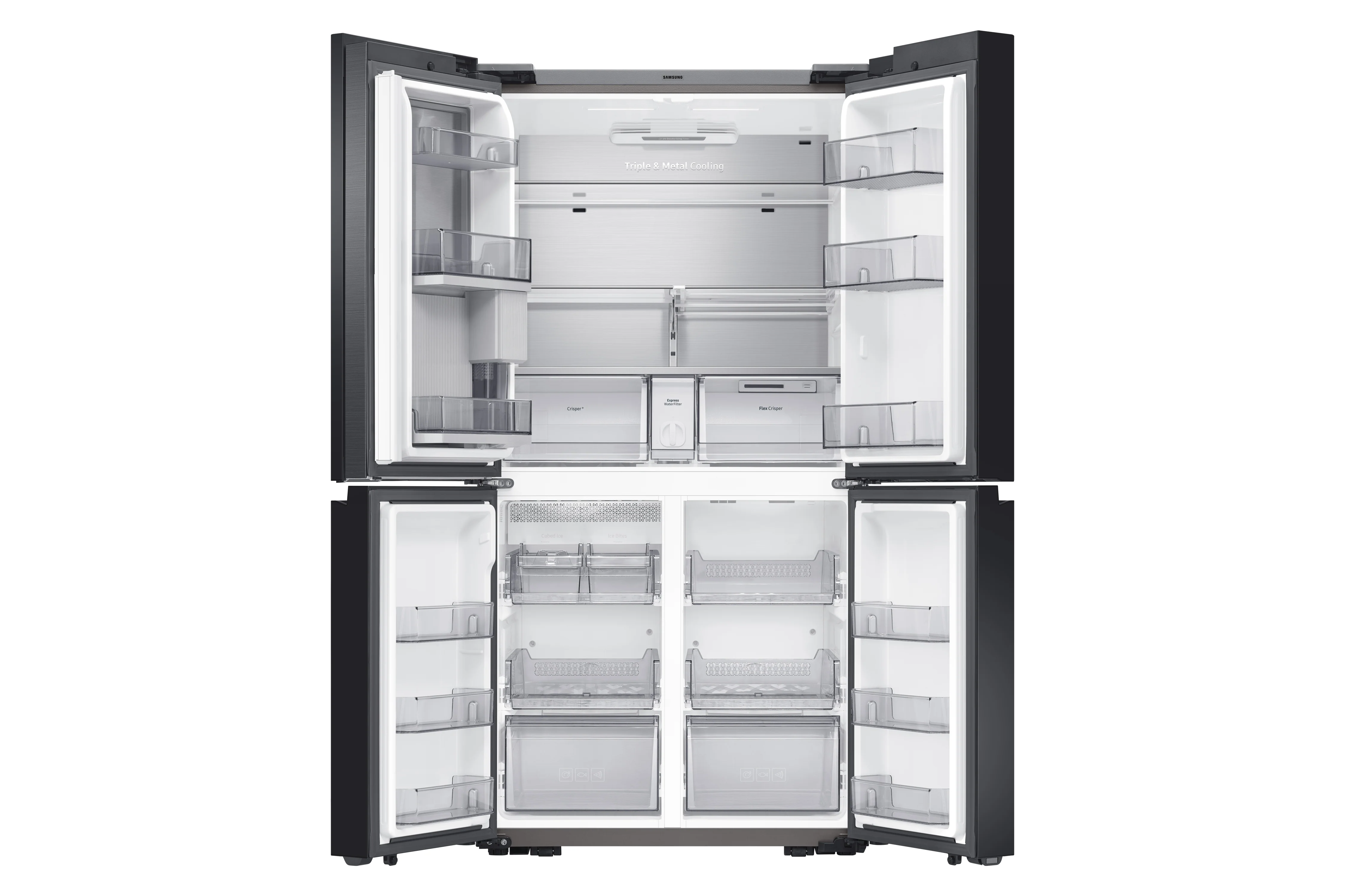 Samsung Smart BESPOKE 4-Door Flex™ Refrigerator (Without Panels) (29 Cu.Ft.) - RF29A9675AP/AC - Image 2