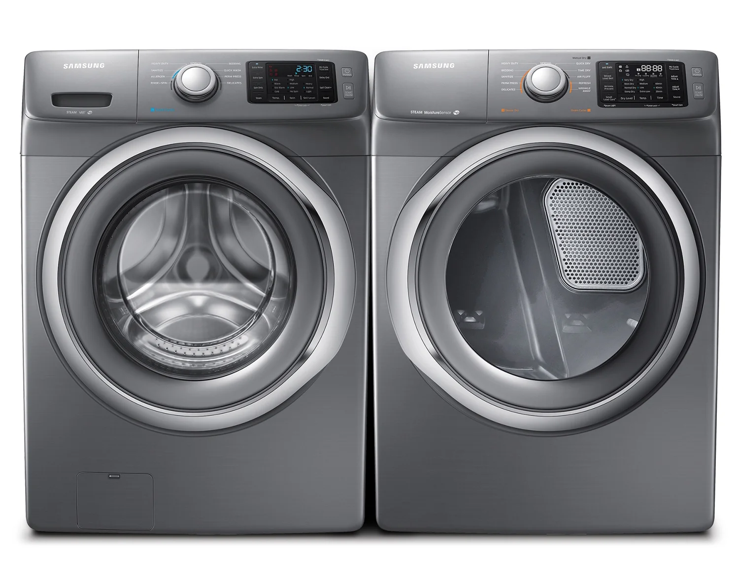 Samsung Stainless Platinum 14" Laundry Pedestal w/ Storage - WE357A0P/XAC - Image 2