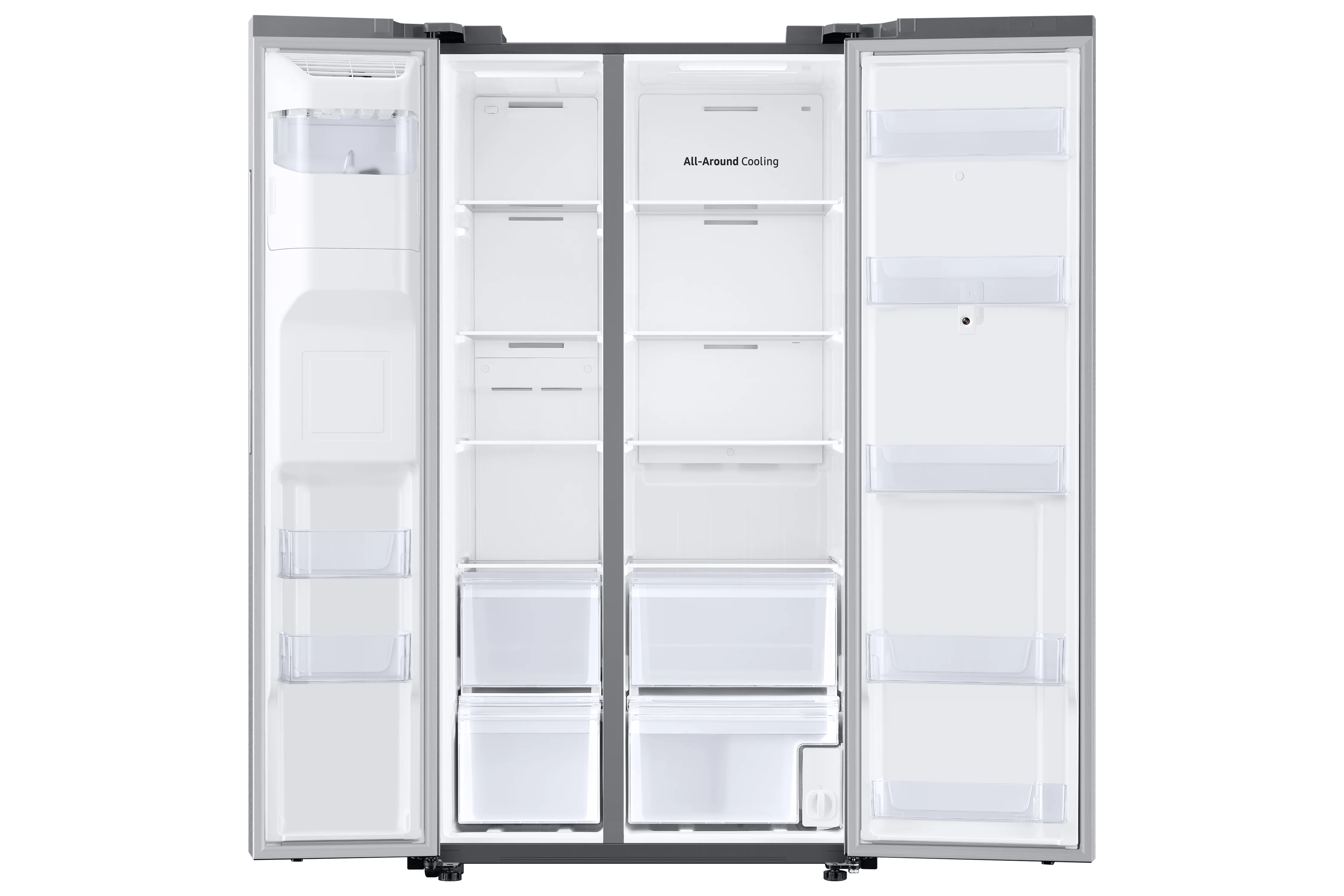 Samsung 36" 21.5 Cu. Ft. Stainless Steel Side-by-Side Refrigerator with Family Hub - RS22T5561SR/AC - Image 4