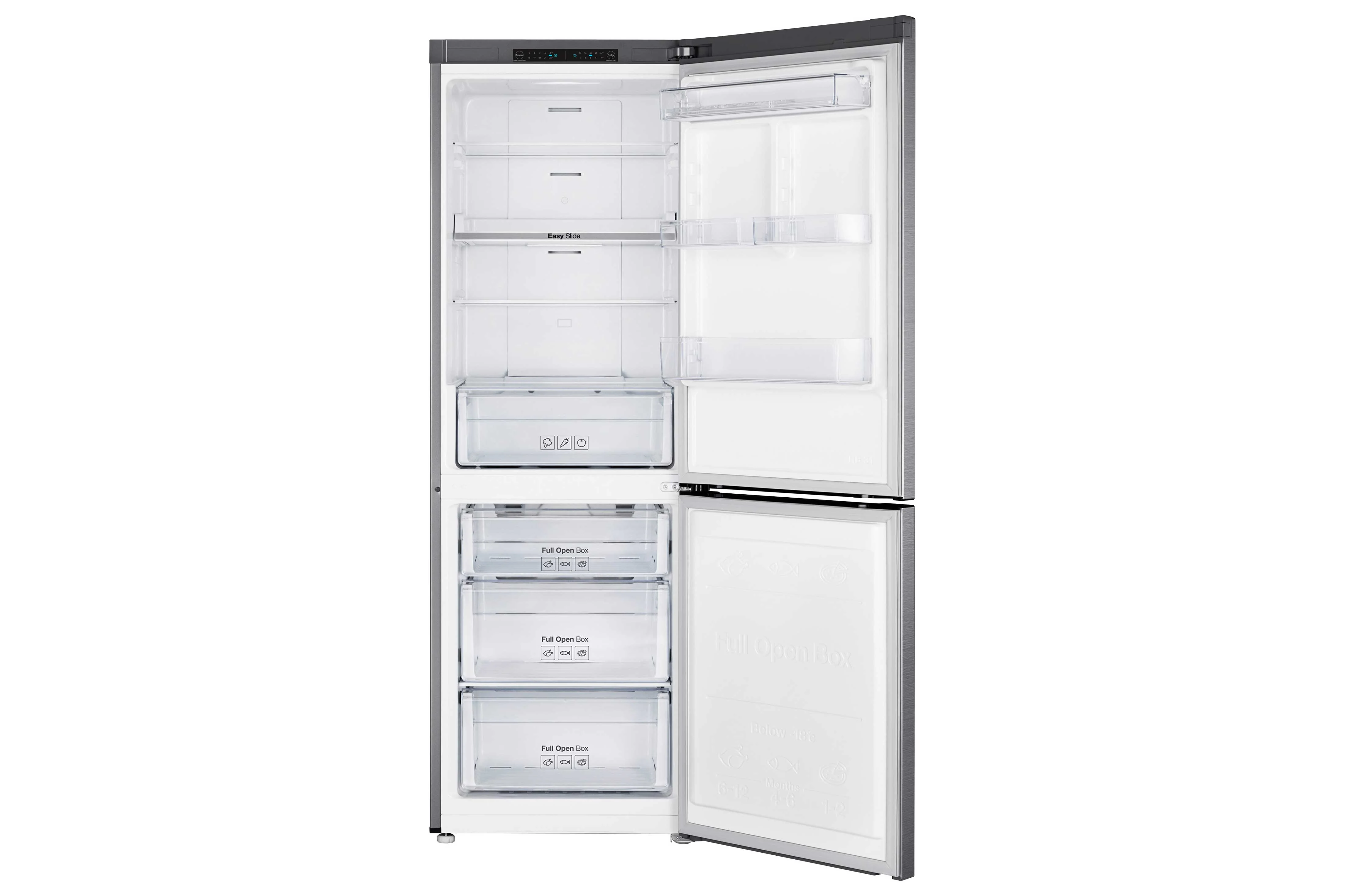 Samsung 23.37" 11.3 Cu. Ft. Stainless Steel 2-Door Bottom-Freezer Refrigerator - RB10FSR4ESR/AA - Image 2