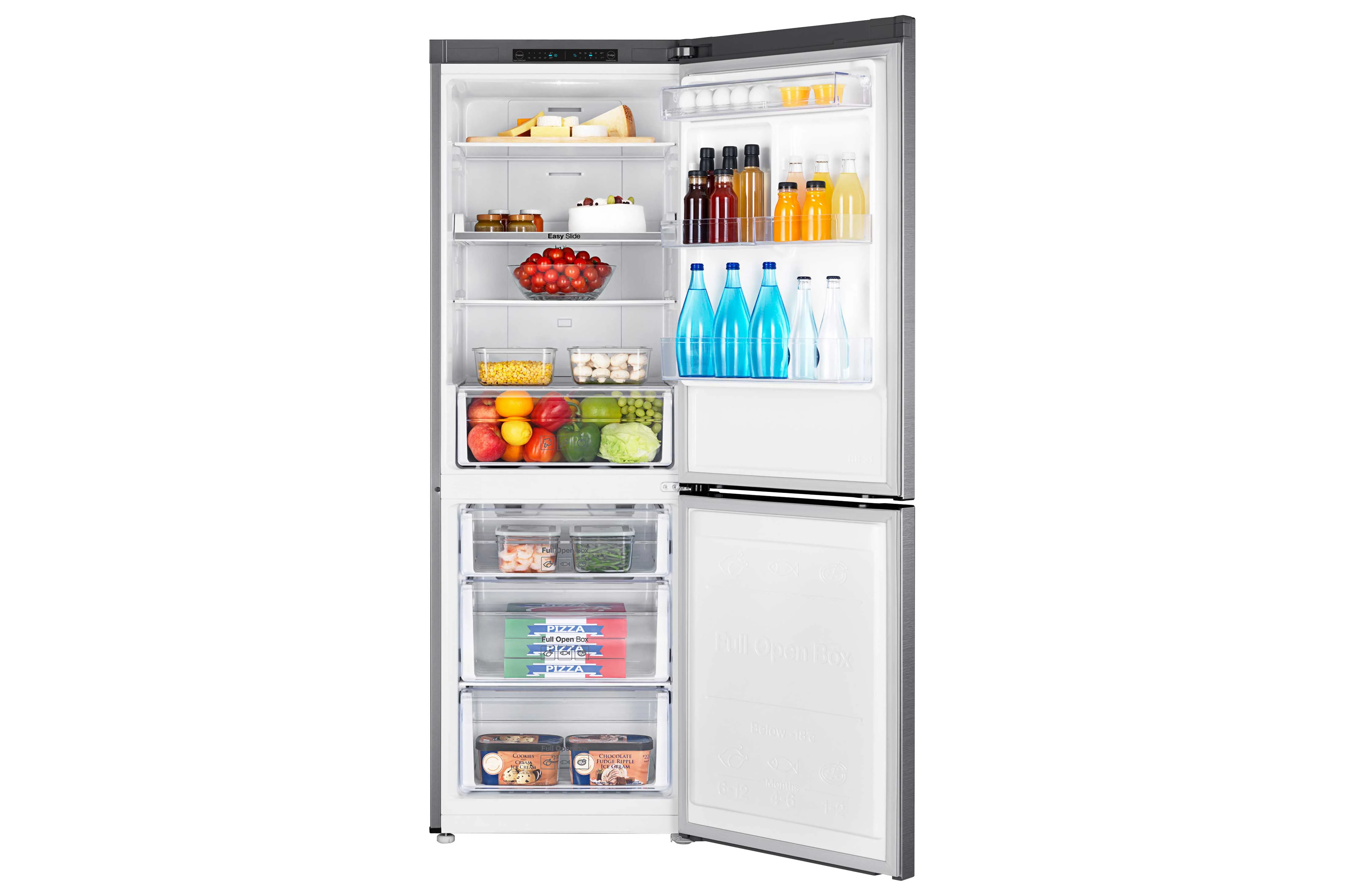 Samsung 23.37" 11.3 Cu. Ft. Stainless Steel 2-Door Bottom-Freezer Refrigerator - RB10FSR4ESR/AA - Image 5