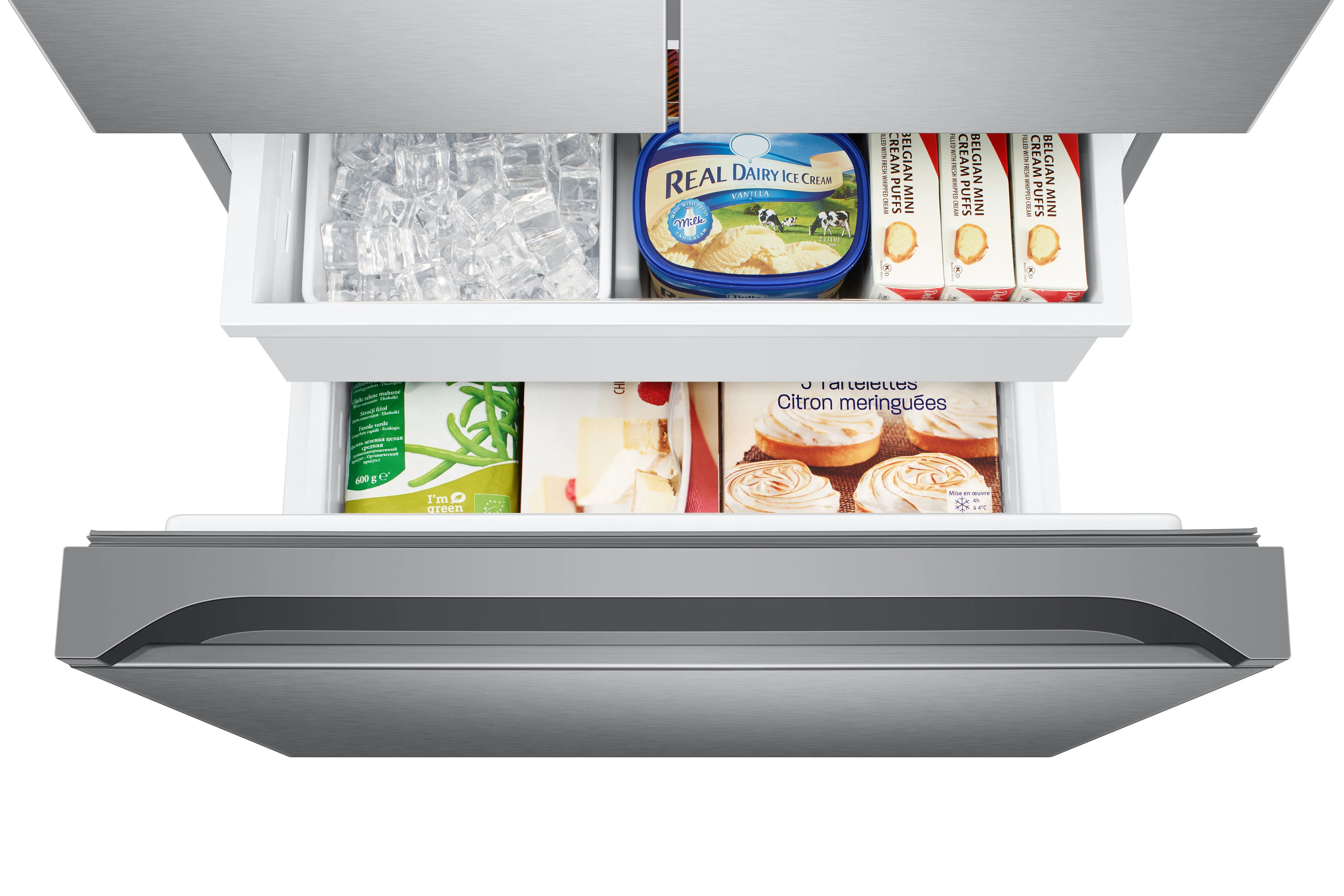 Samsung 33" 17.5 Cu. Ft. Stainless Steel Counter-Depth French Door Refrigerator - RF18A5101SR/AA - Image 13
