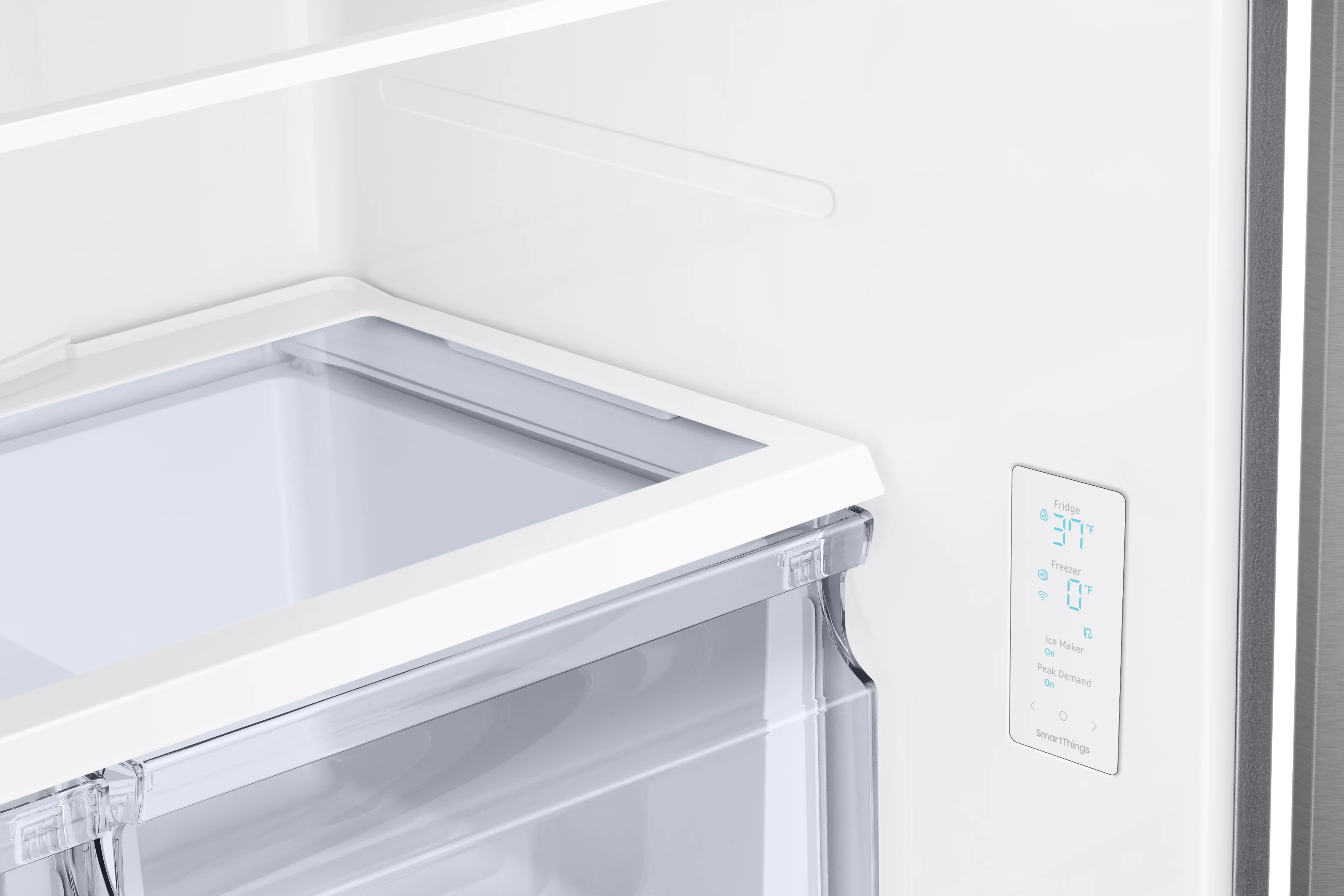 Samsung 33" 17.5 Cu. Ft. Stainless Steel Counter-Depth French Door Refrigerator - RF18A5101SR/AA - Image 5