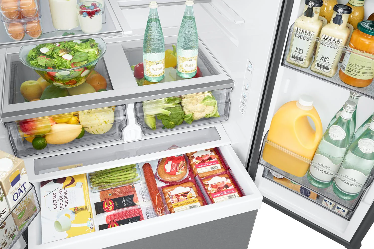 Samsung 36" 32 Cu. Ft. Stainless Steel French Door Refrigerator - RF32CG5100SRAA - Image 6