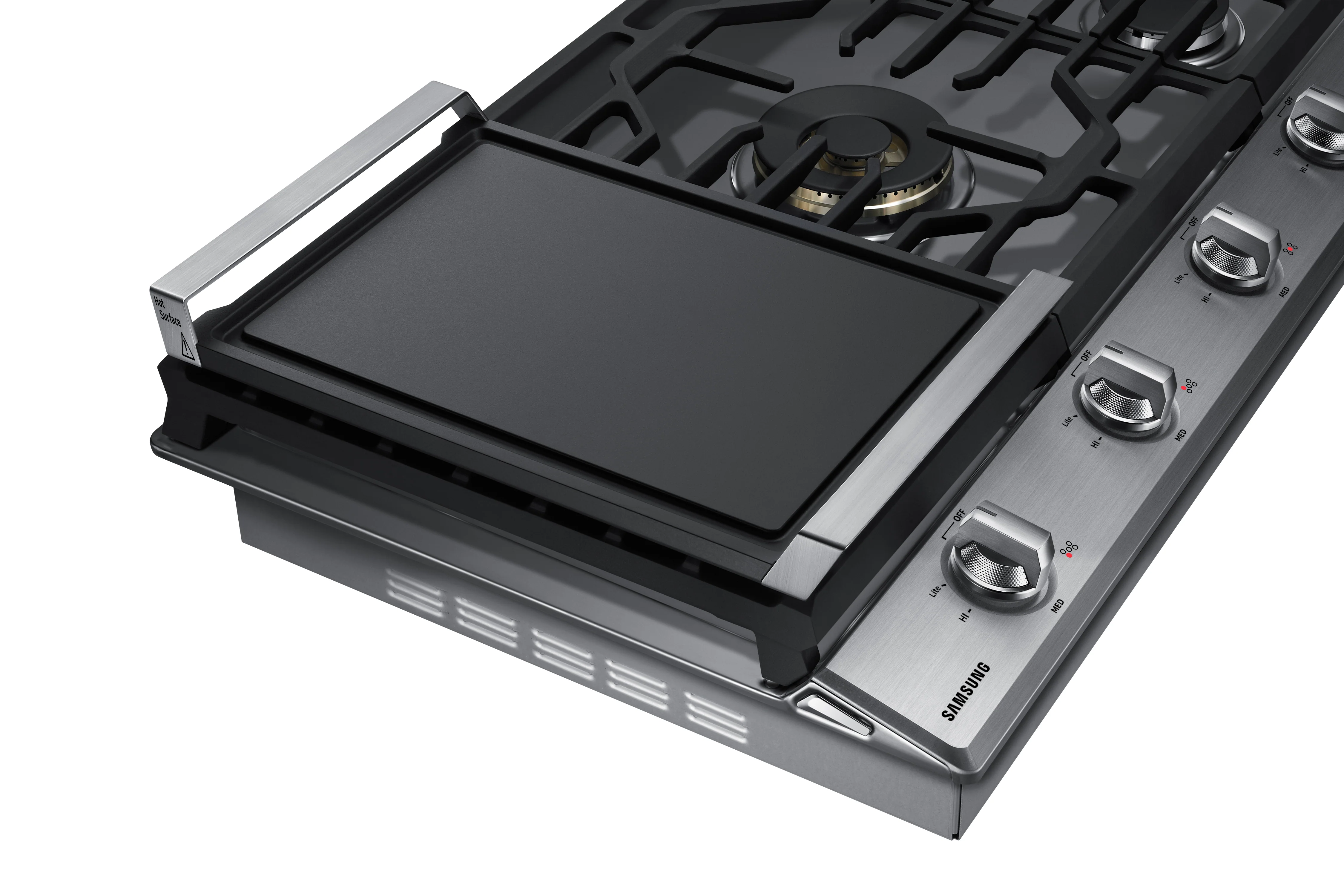 Samsung Stainless Steel 36" Gas Cooktop - NA36N7755TS/AA - Image 4