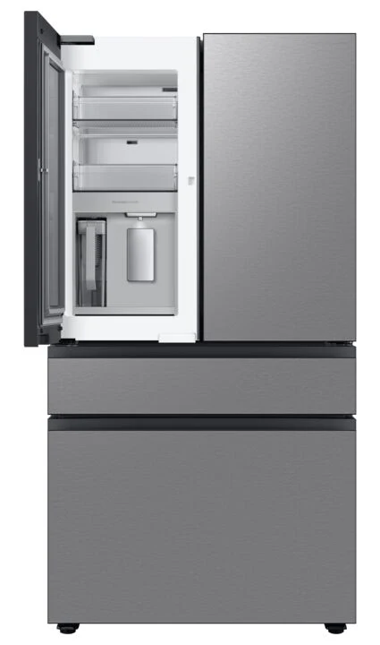 Samsung BESPOKE 36" 22.8 Cu. Ft. Stainless Steel Counter-Depth 4-Door French Door Refrigerator with Beverage Centre - RF23BB8600QLAA - Image 2