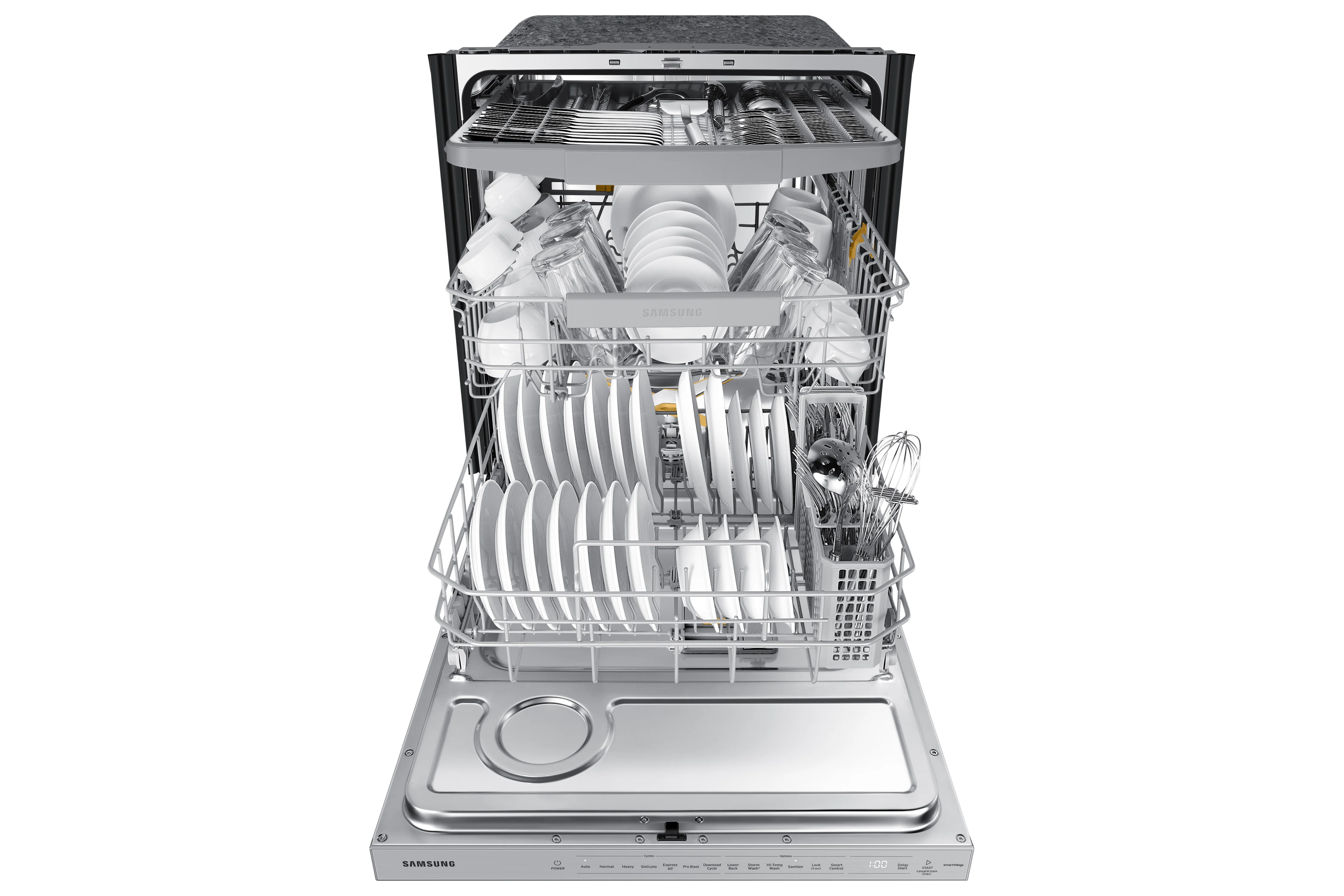 Samsung Stainless Steel Built-In Dishwasher with AutoRelease - DW80B6060US/AC - Image 6
