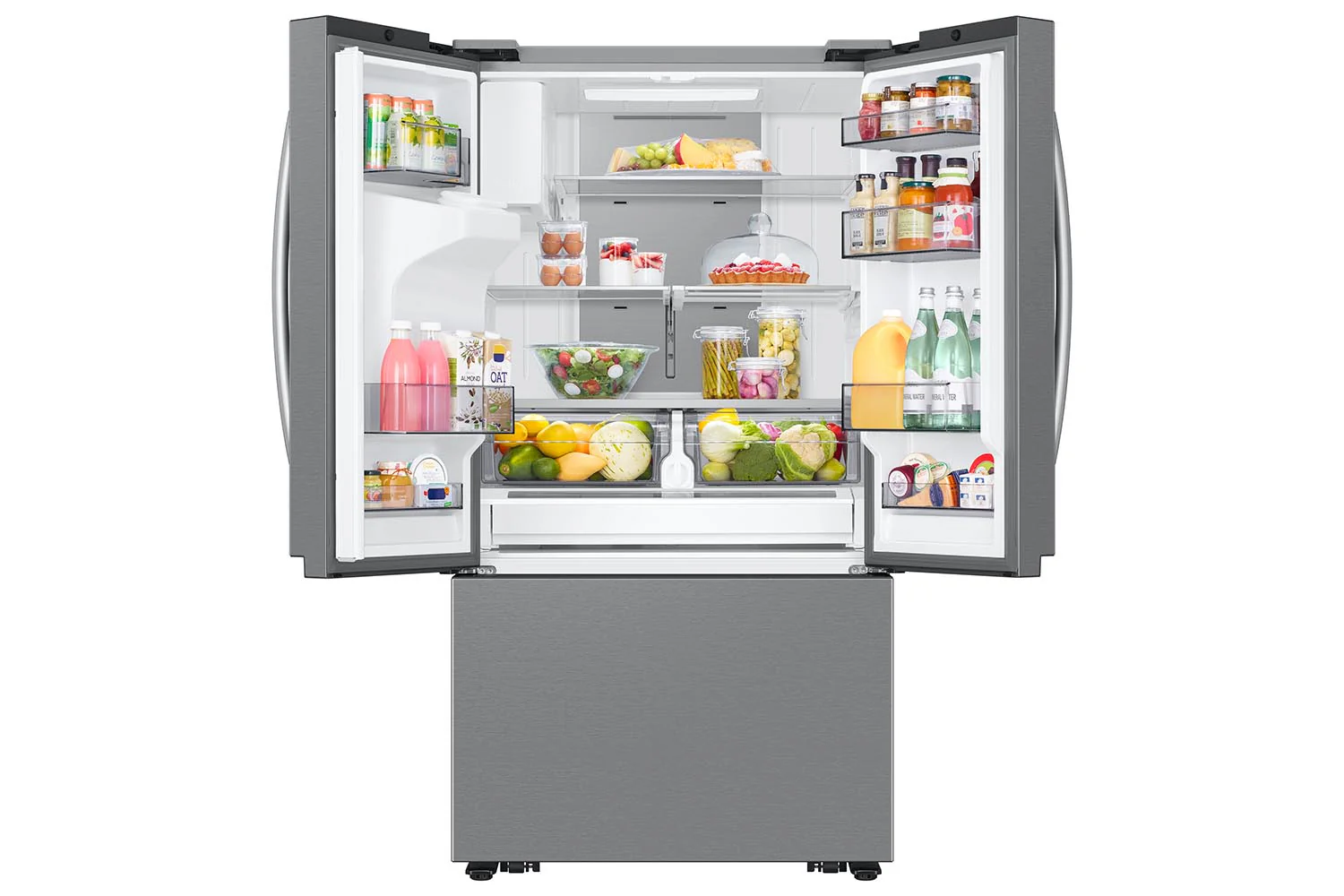 Samsung 36" 26 Cu. Ft. Stainless Steel Counter-Depth French Door Refrigerator - RF27CG5400SRAA - Image 5