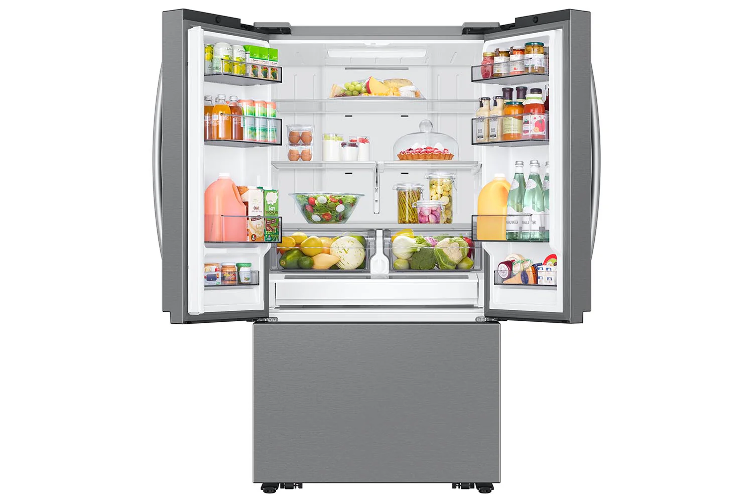 Samsung 36" 27 Cu. Ft. Stainless Steel Counter-Depth French Door Refrigerator - RF27CG5100SRAA - Image 5