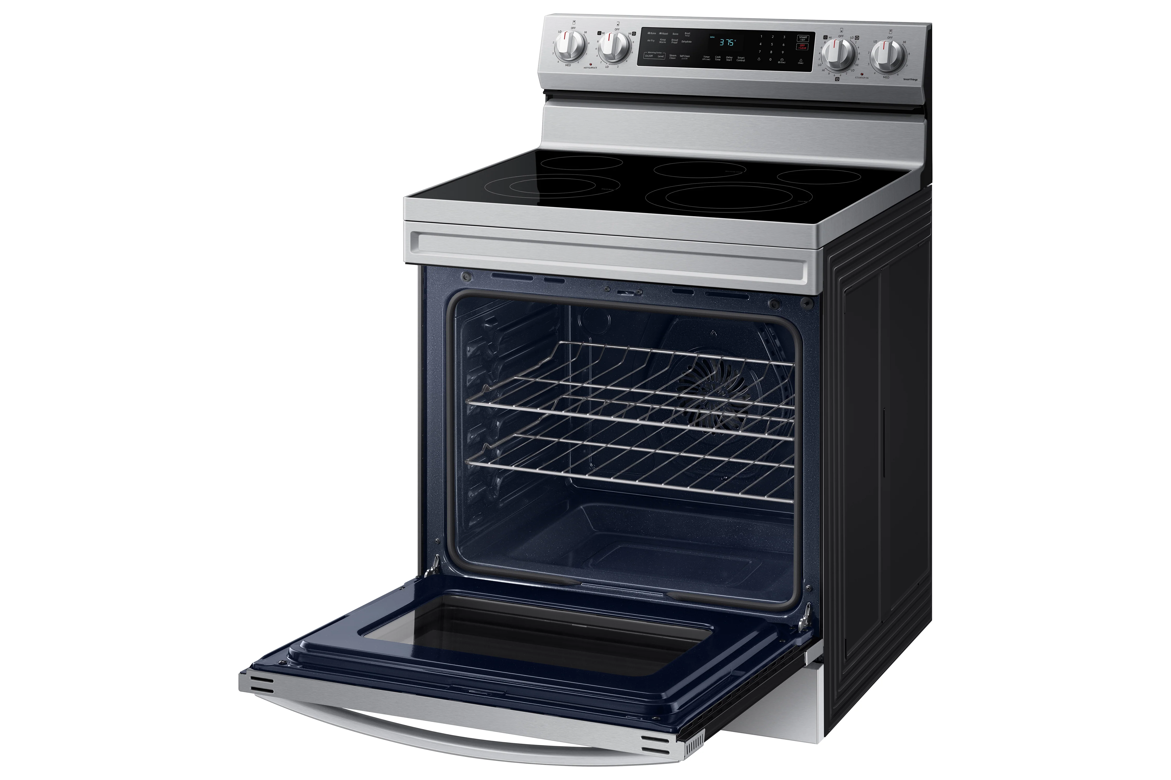 Samsung Stainless Steel Freestanding Electric Fan Convection Range with Air Fry and Wi-Fi (6.3 Cu.Ft) - NE63A6511SS/AC - Image 3