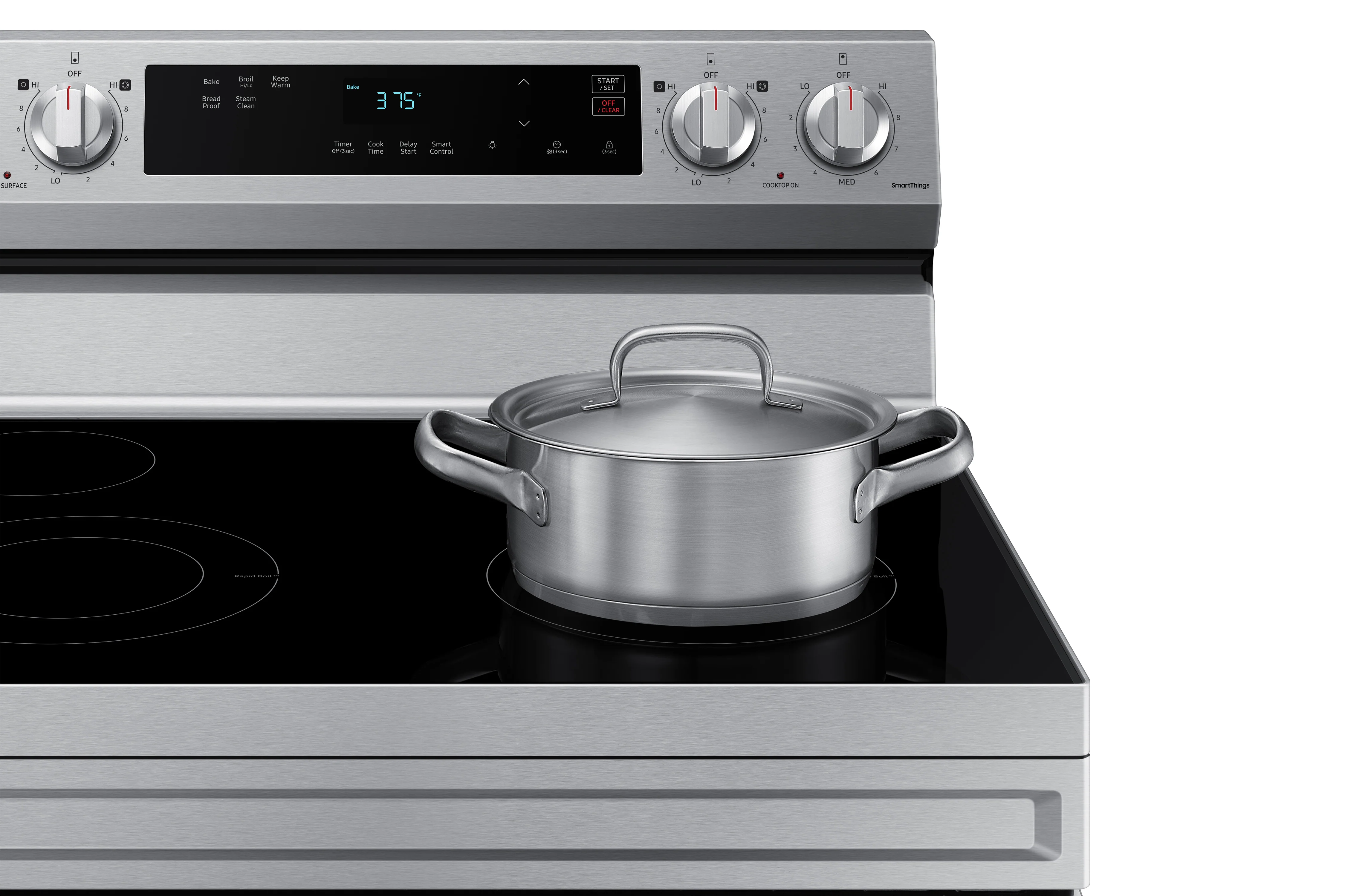 Samsung Stainless Steel Freestanding Electric Range with Wi-Fi (6.3 Cu.Ft) - NE63A6111SS/AC - Image 11