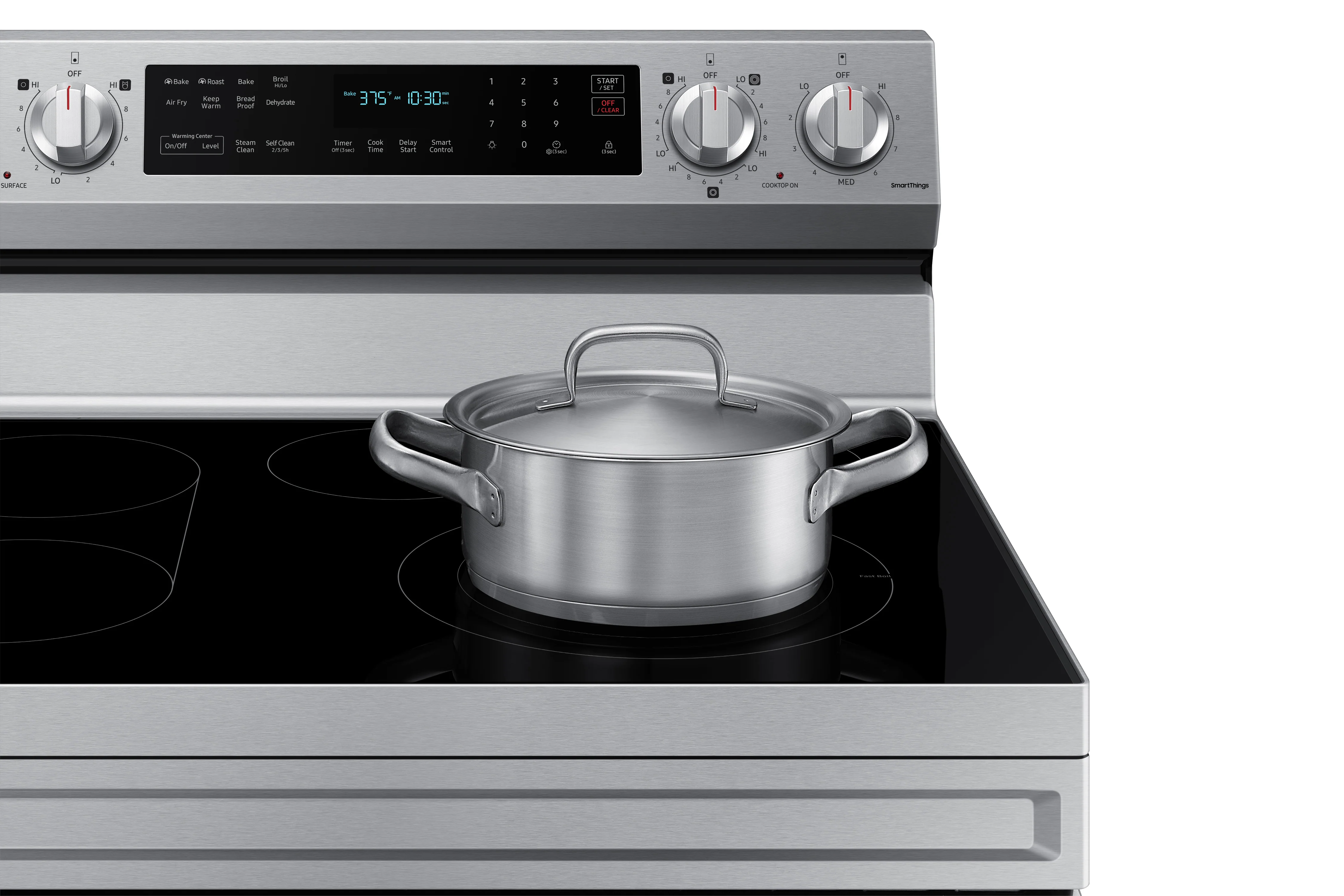 Samsung Stainless Steel Freestanding Electric True Convection Range with Air Fry and Wi-Fi (6.3 Cu.Ft) - NE63A6711SS/AC - Image 6