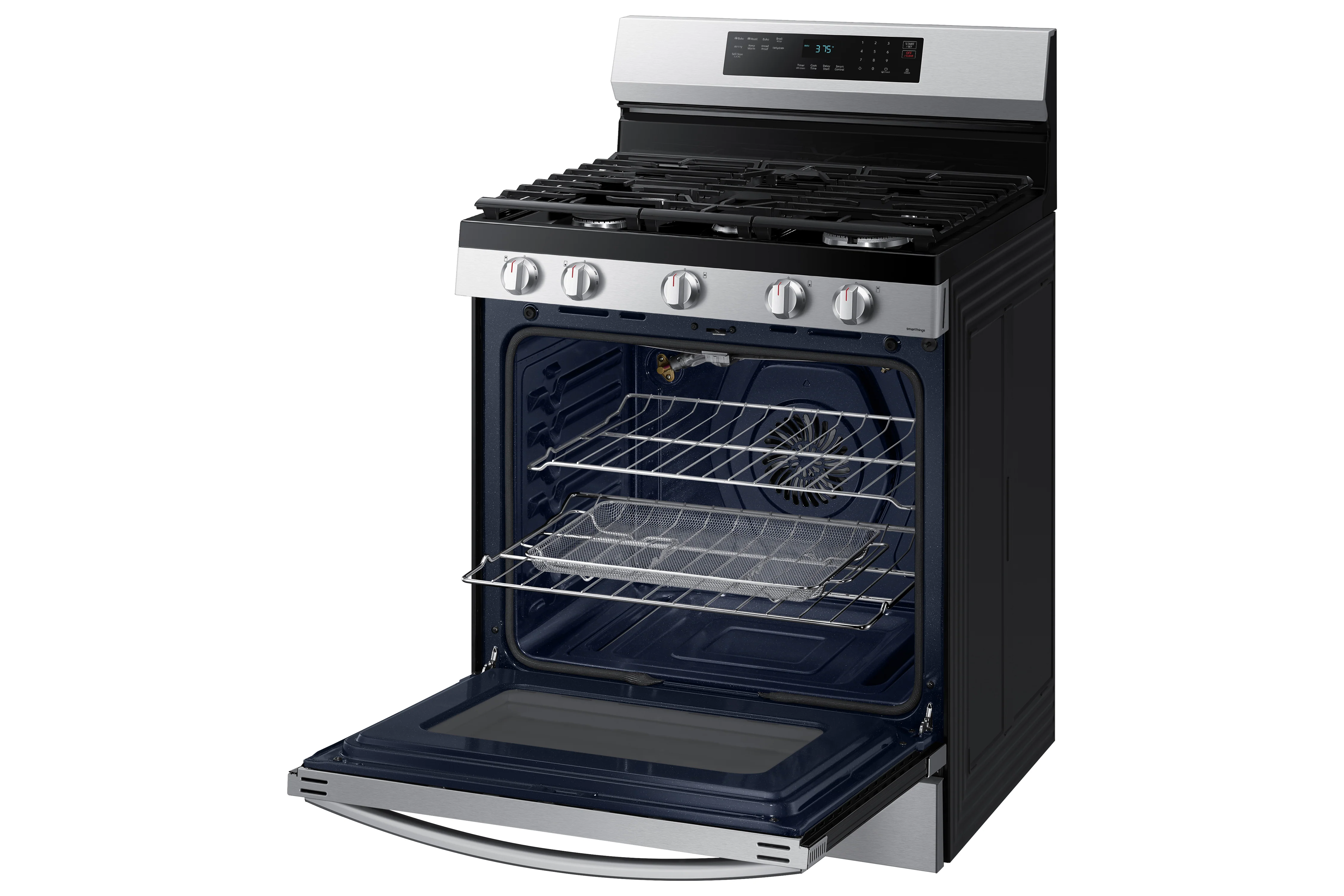 Samsung Stainless Steel Gas Fan Convection Range with Wi-Fi and Air Fry (6.0 Cu.Ft) - NX60A6511SS/AA - Image 3