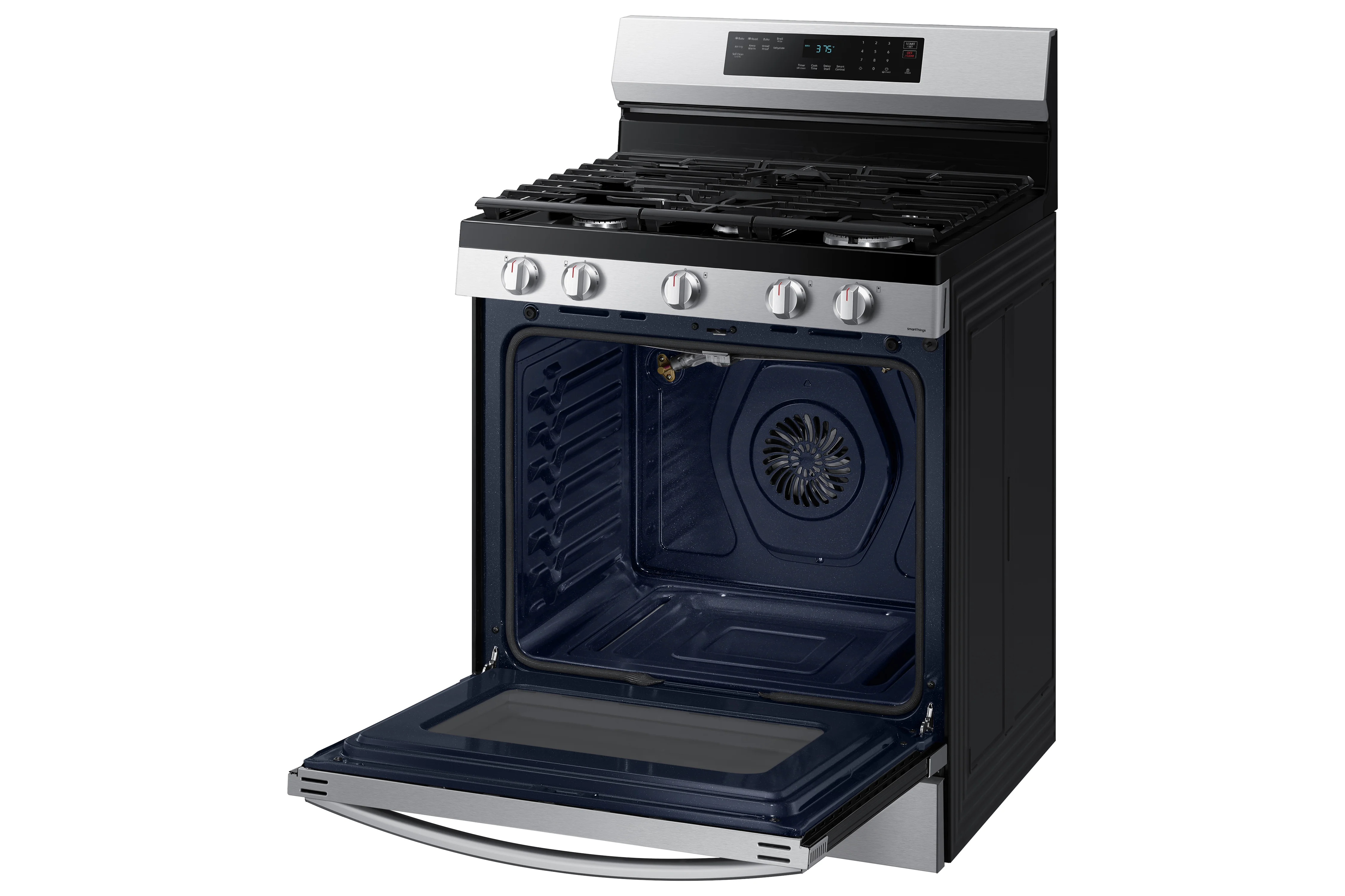 Samsung Stainless Steel Gas Fan Convection Range with Wi-Fi and Air Fry (6.0 Cu.Ft) - NX60A6511SS/AA - Image 5