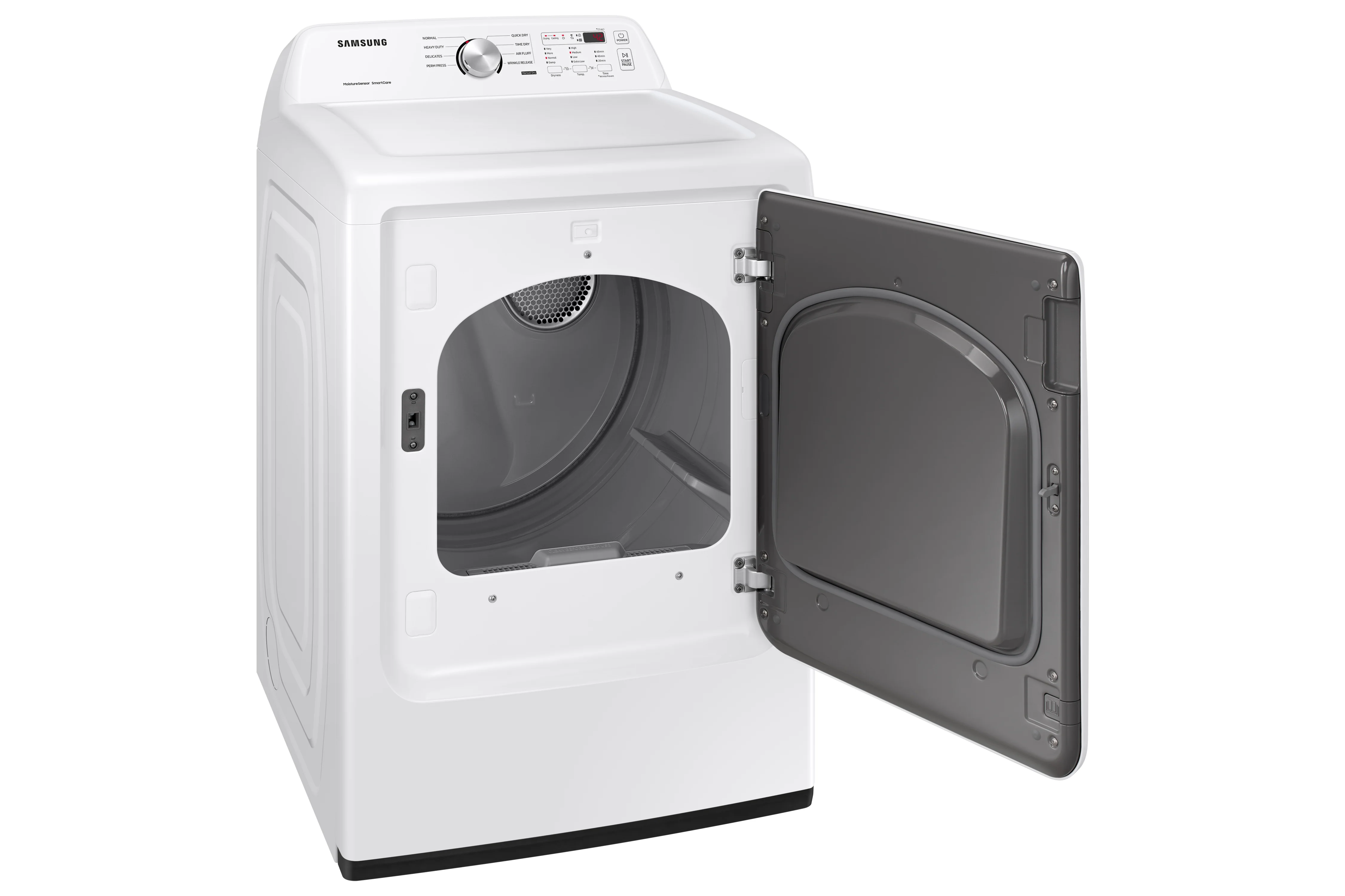 Samsung White Electric Dryer with Sensor Dry (7.2 Cu.Ft) - DVE45T3200W/AC - Image 4