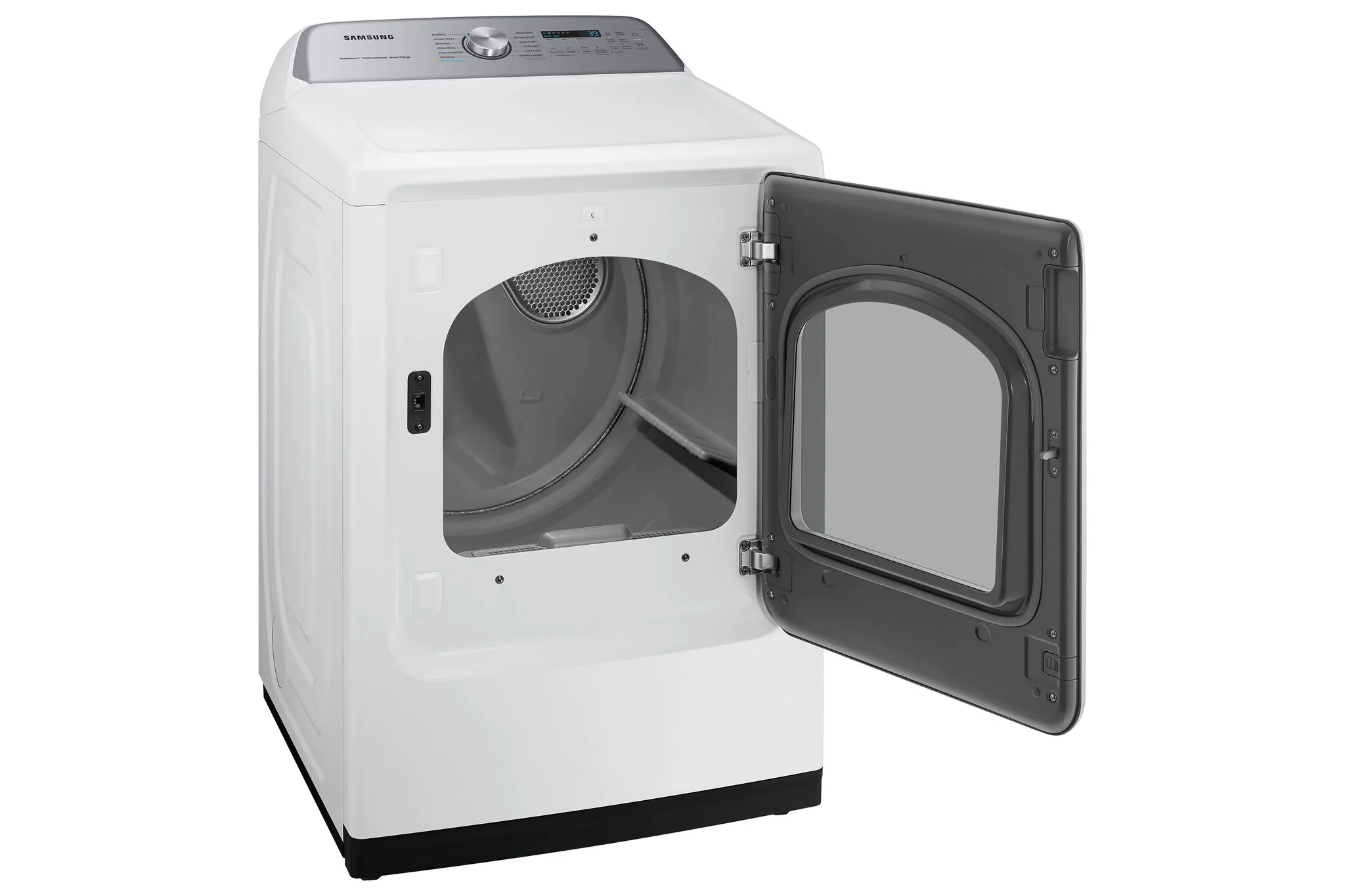 Samsung White Electric Smart Dryer with Steam Dry (7.4 Cu.Ft.) - DVE52DG5505WAC - Image 2