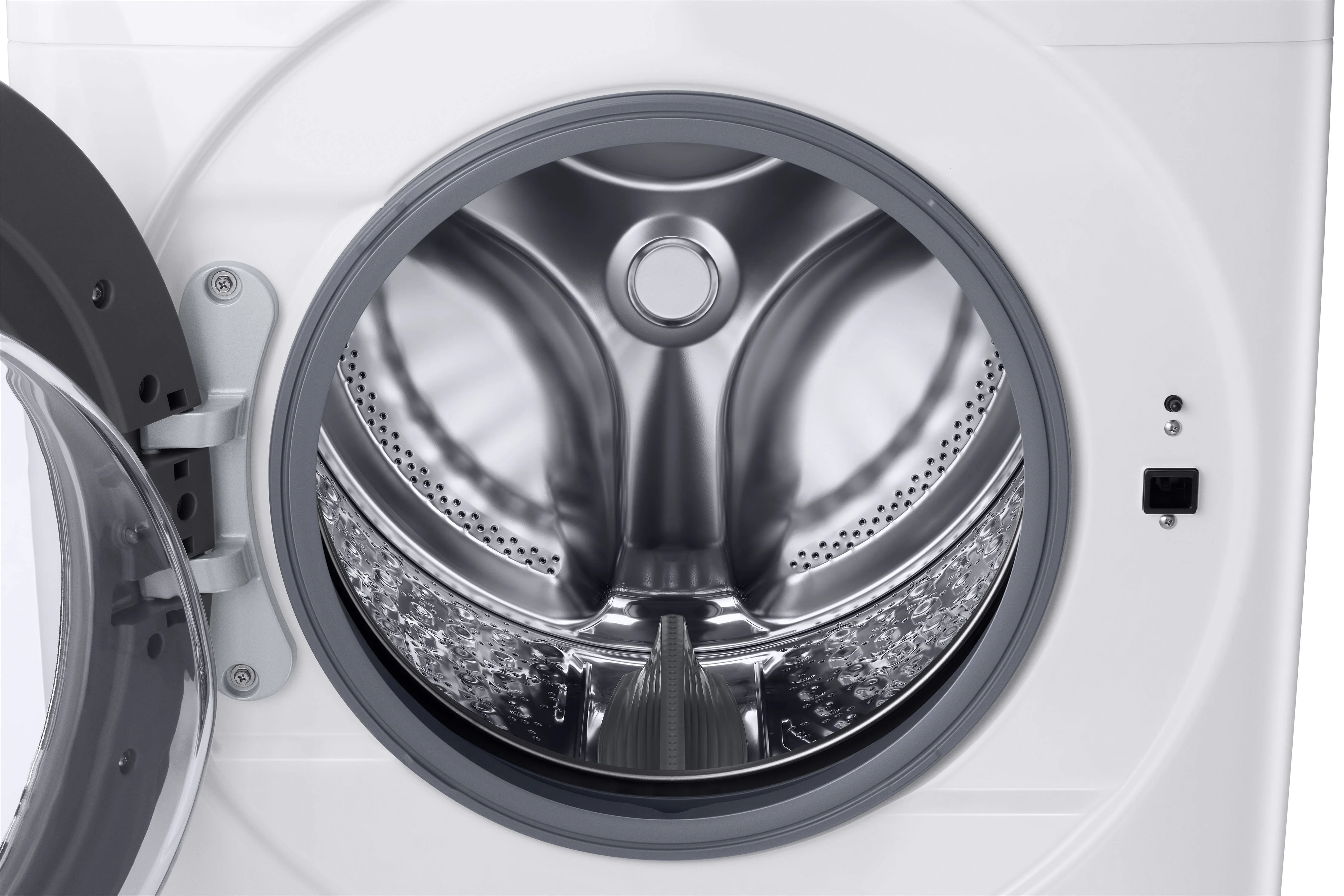 Samsung White Front Load Washer with Shallow Depth (5.2 Cu.Ft) - WF45T6000AW/A5 - Image 11