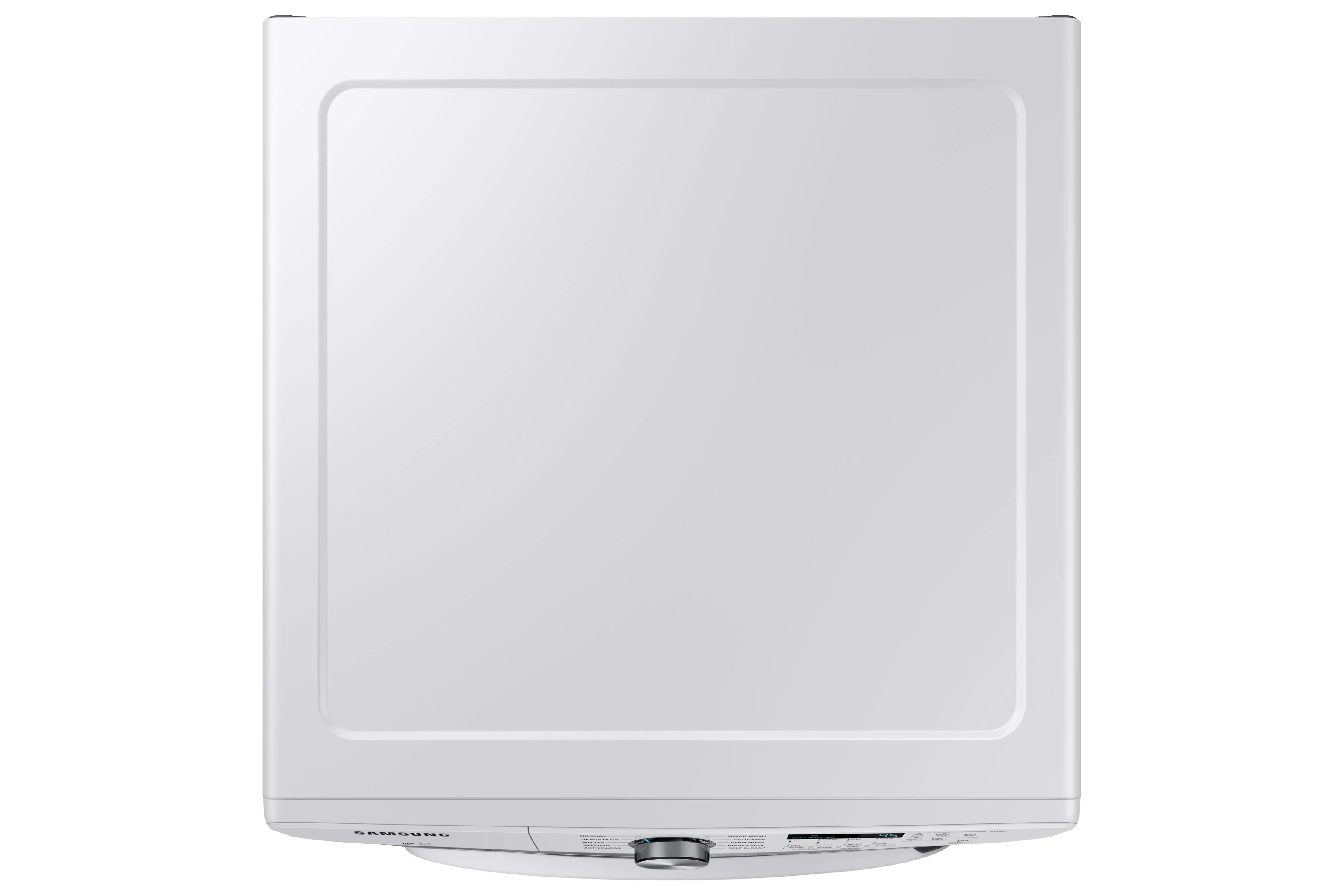 Samsung White Front Load Washer with Shallow Depth (5.2 Cu.Ft) - WF45T6000AW/A5 - Image 4