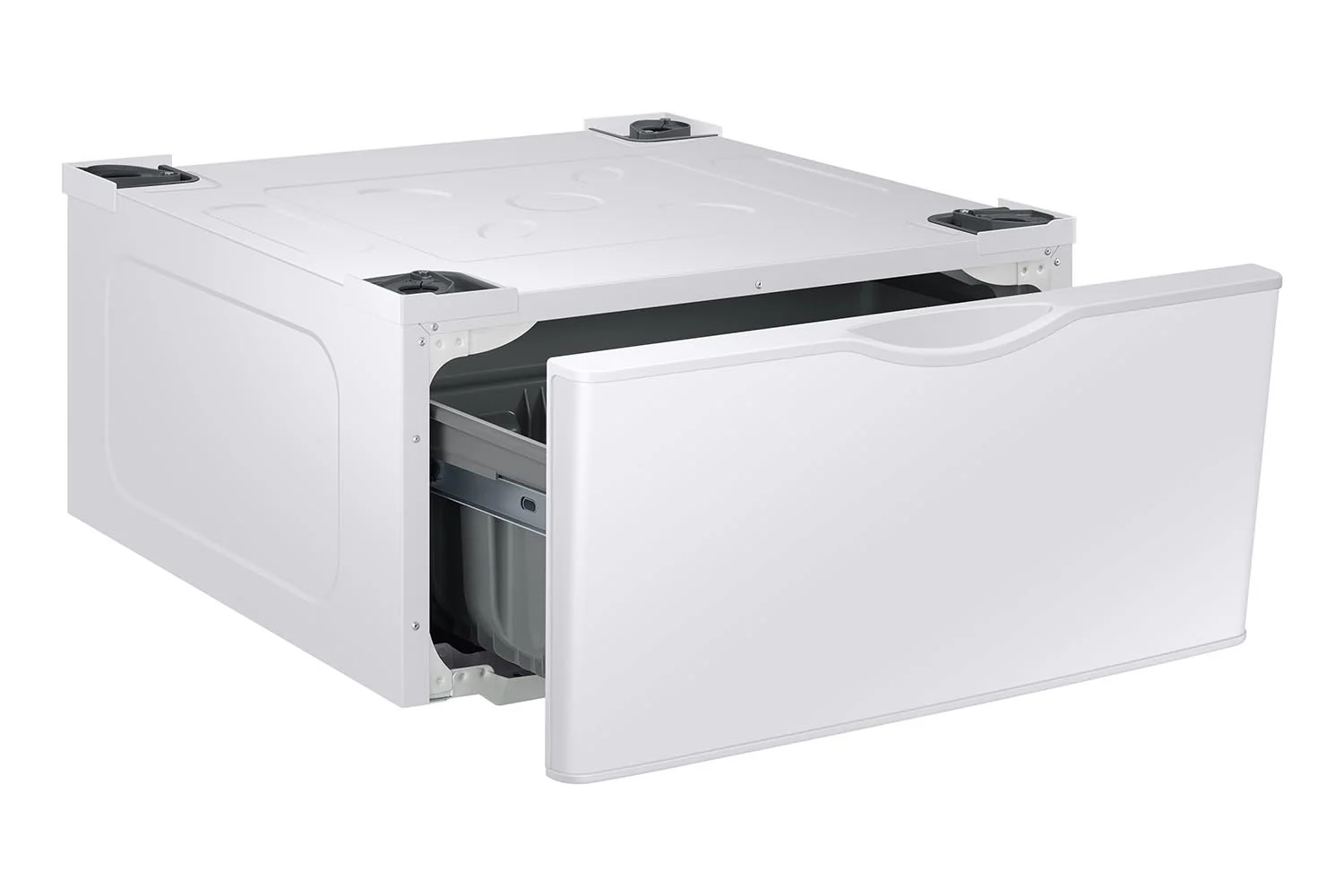 Samsung White Pedestal for 27" Front Load Washer & Dryer - WE402NW/A3 - Image 4