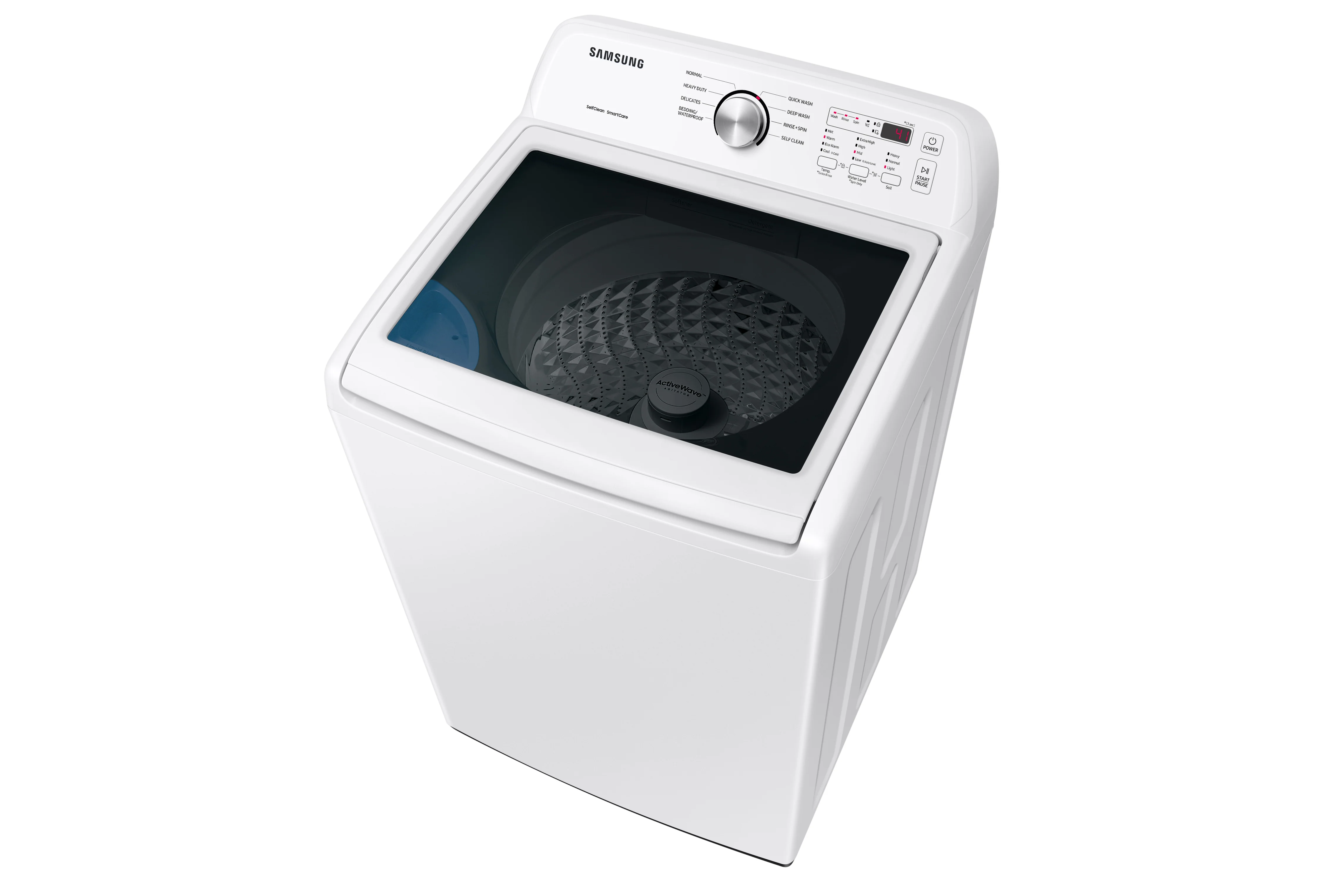 Samsung White Top Load Washer with ActiveWave Agitator (5.0 Cu.Ft) - WA44A3205AW/A4 - Image 10