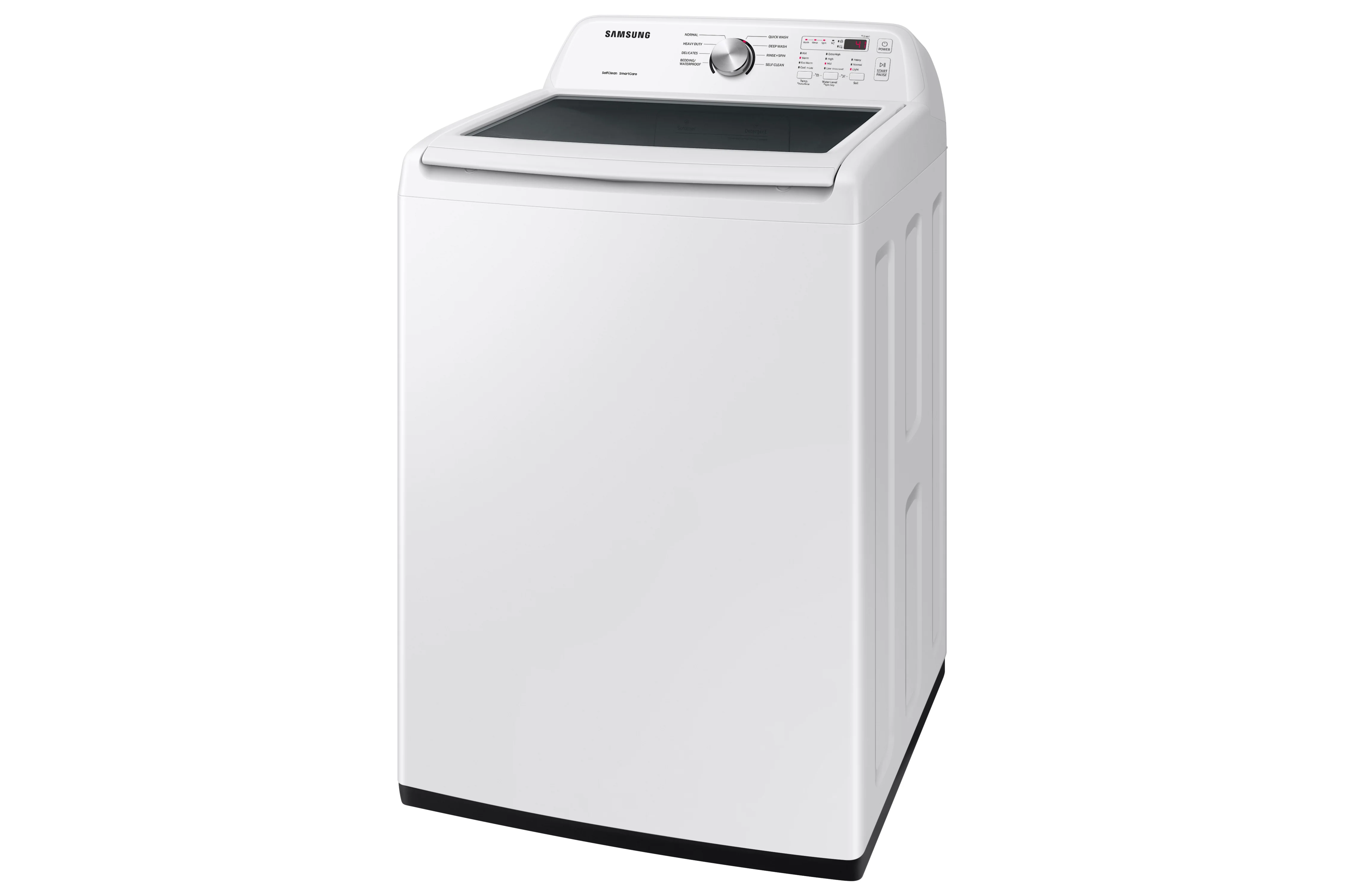 Samsung White Top Load Washer with ActiveWave Agitator (5.0 Cu.Ft) - WA44A3205AW/A4 - Image 3