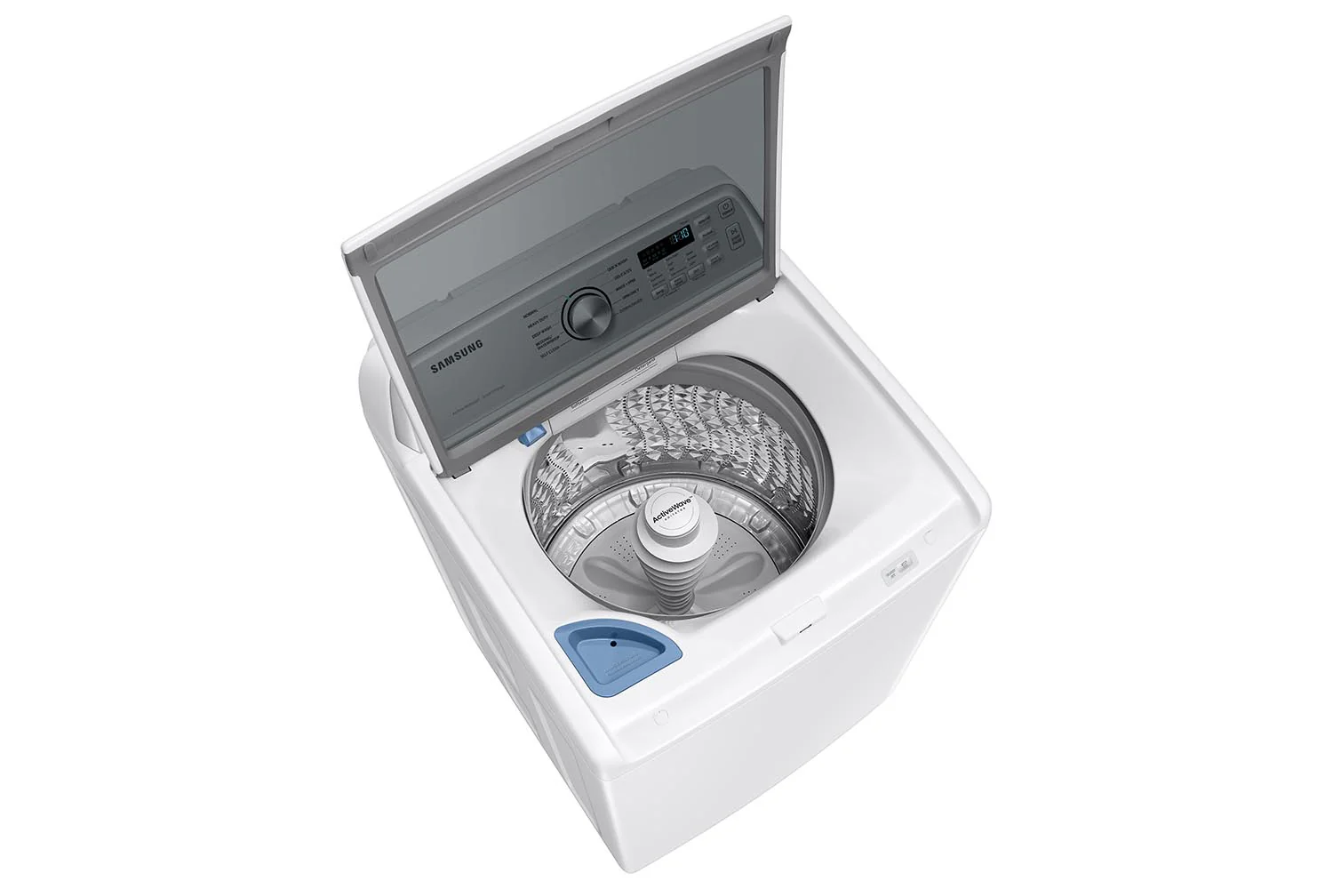 Samsung White Top Load Washer with Agitator and SmartThings (5.3 Cu.Ft) - WA46CG3505AWA4 - Image 6