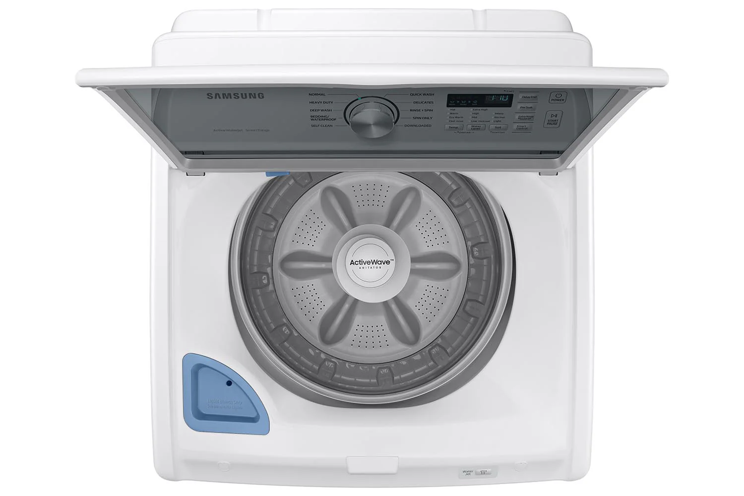 Samsung White Top Load Washer with Agitator and SmartThings (5.3 Cu.Ft) - WA46CG3505AWA4 - Image 7