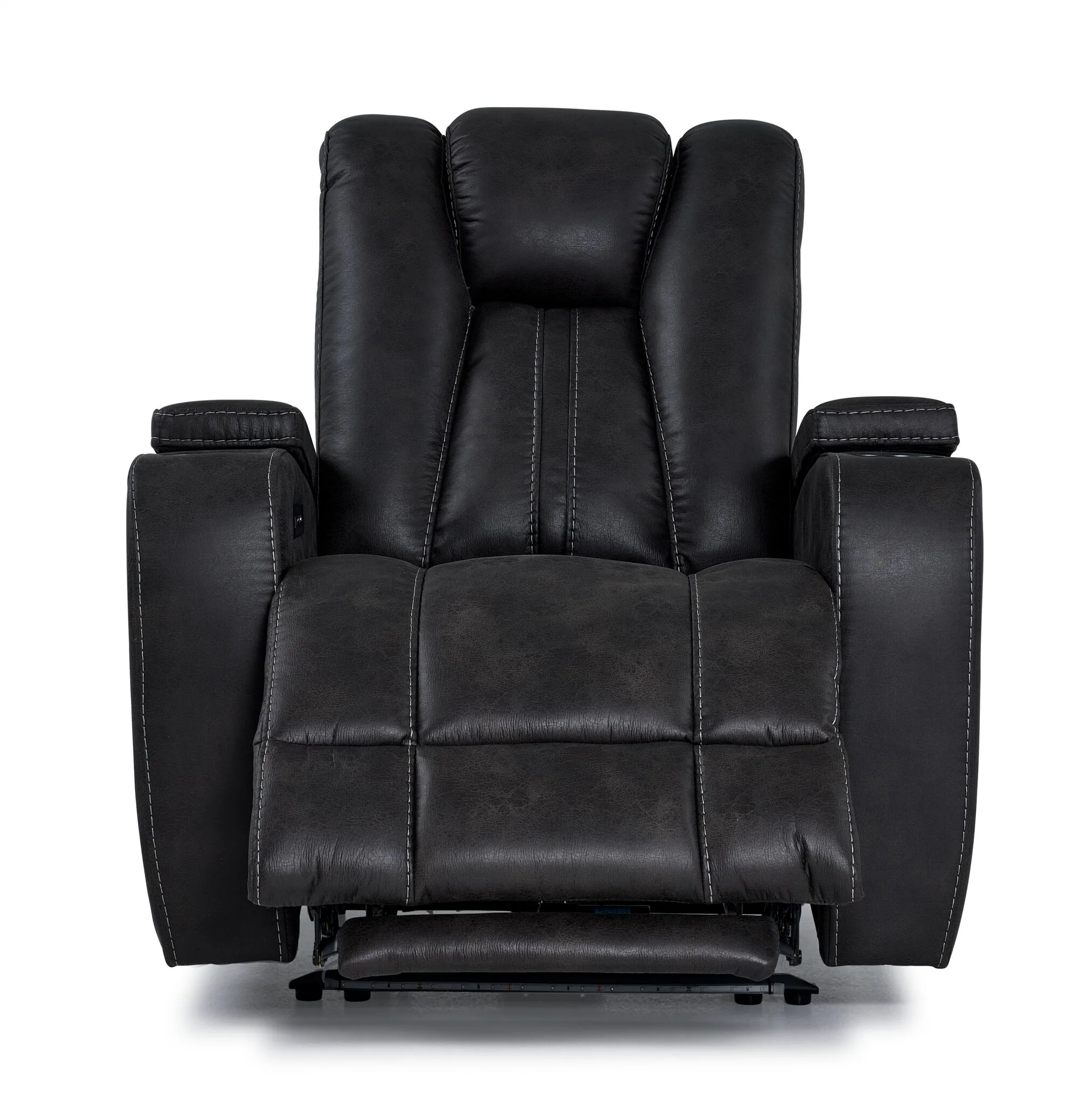 San Antonio Dual Power Recliner - Grey - Image 5