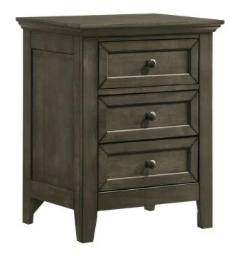 San Mateo 5-Piece King Storage Bedroom Package - Pewter - Image 4