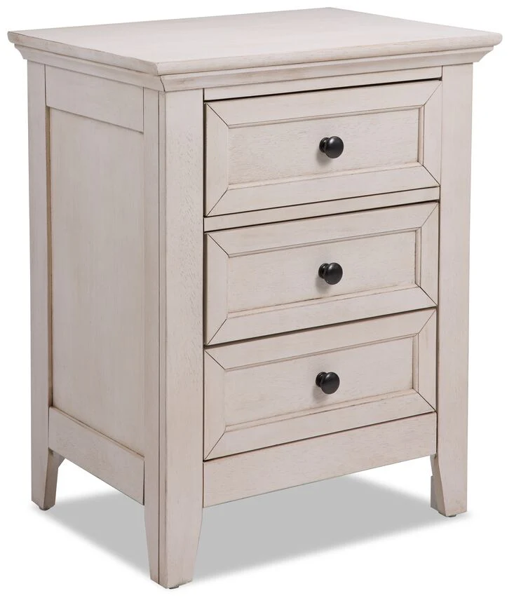 San Mateo 6-Piece Full Panel Bedroom Package - Antique White - Image 5