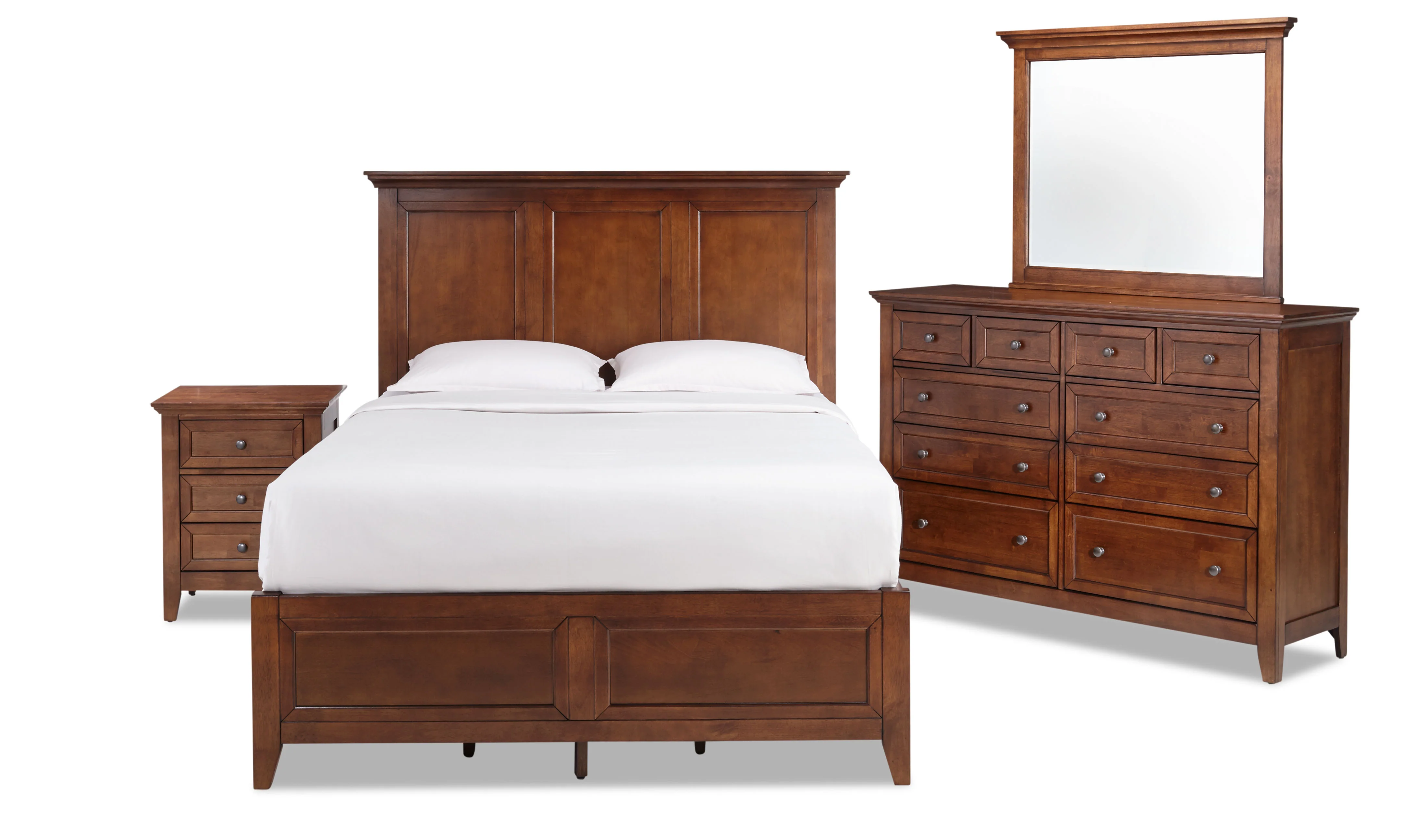 San Mateo 6-Piece King Storage Bedroom Package - Tuscan - Image 2
